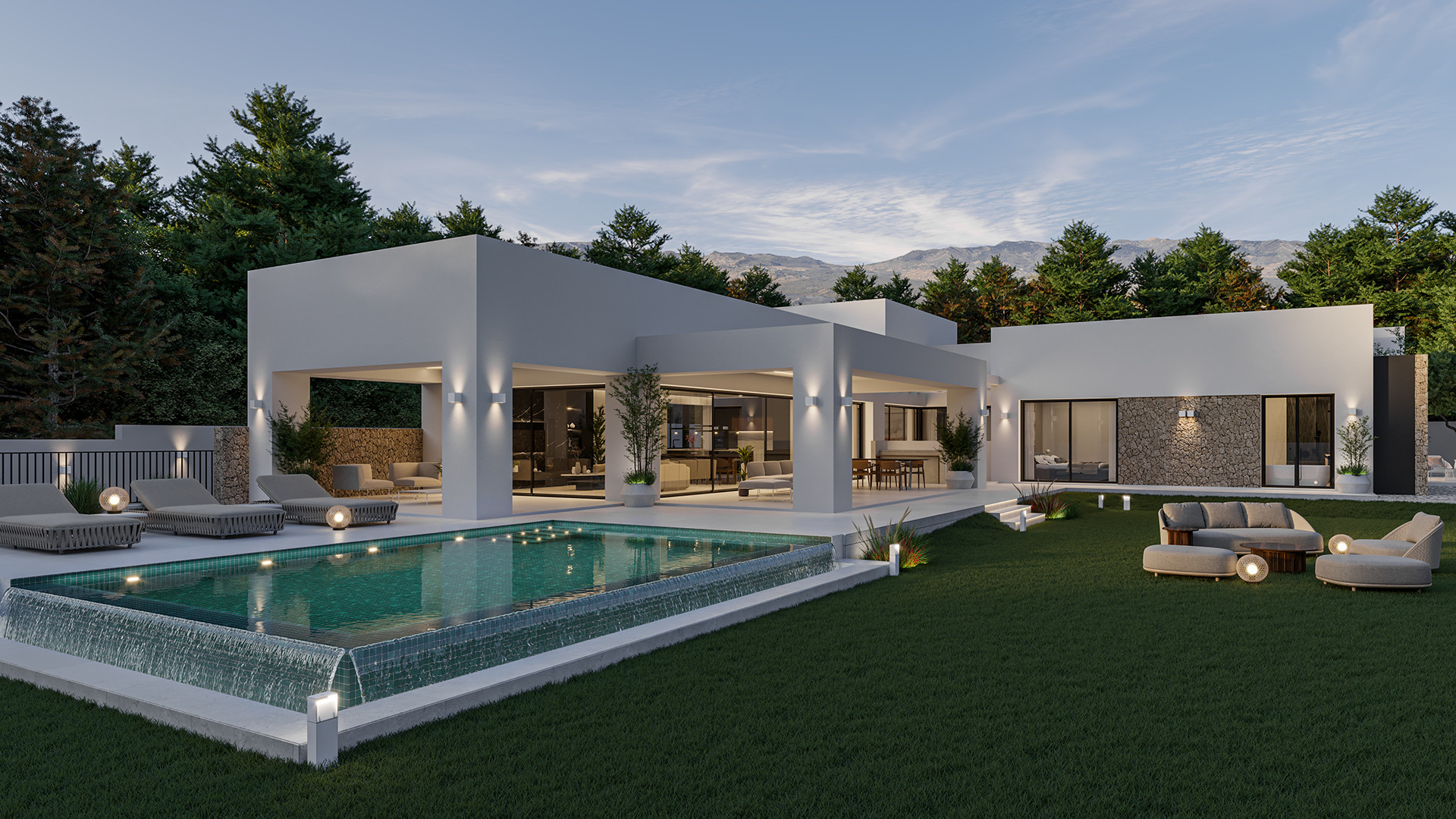 Brand new luxury villa now under construction in Bel Air, Estepona — photo 1
