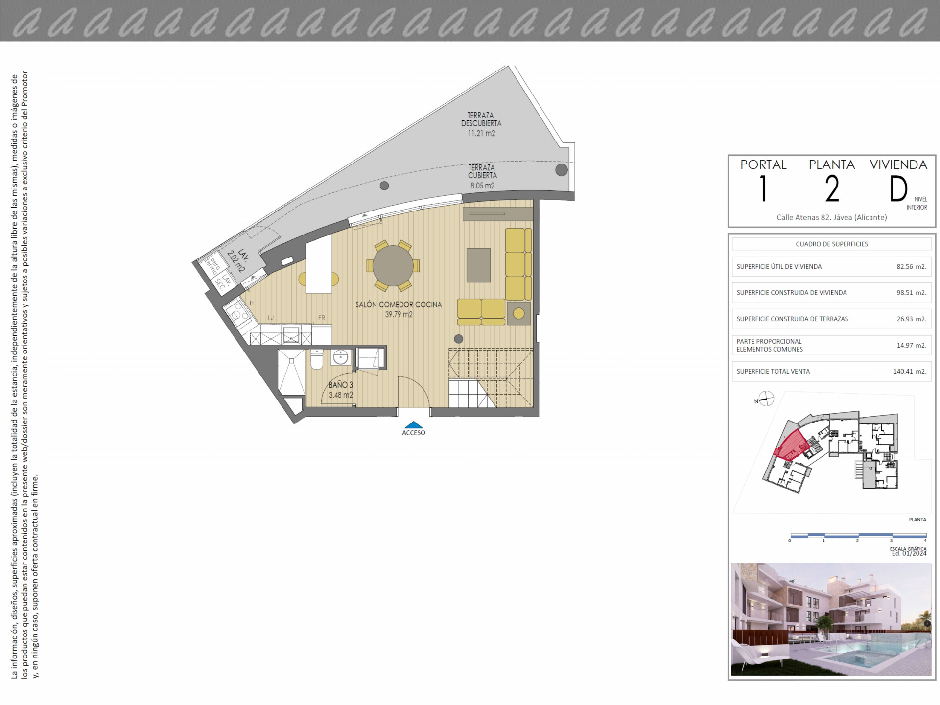 2 Chambres - Maison dans Xàbia - Construction Neuf
