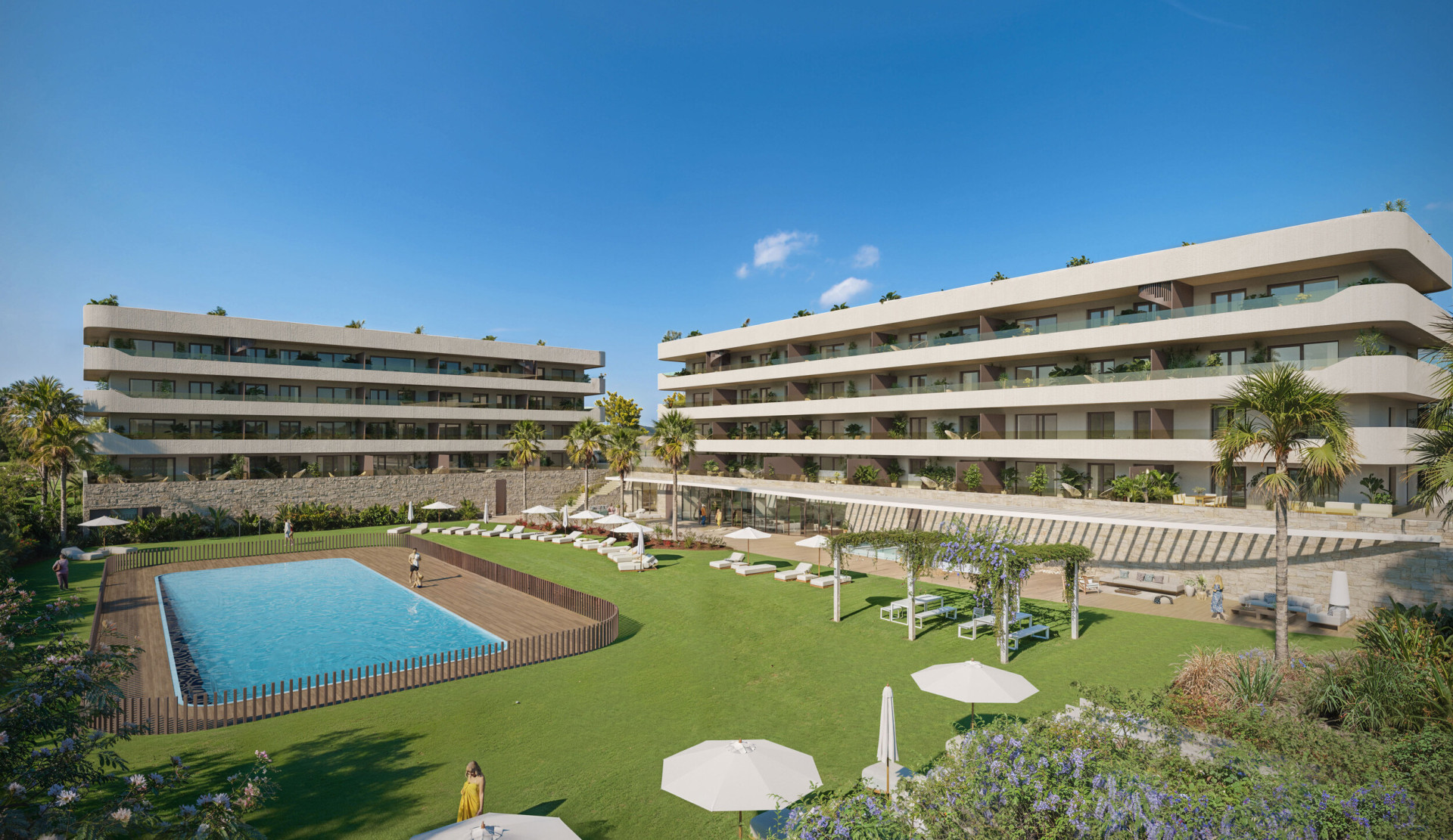 Luxury apartments for sale in Fuengirola with outstanding resort-style amenities