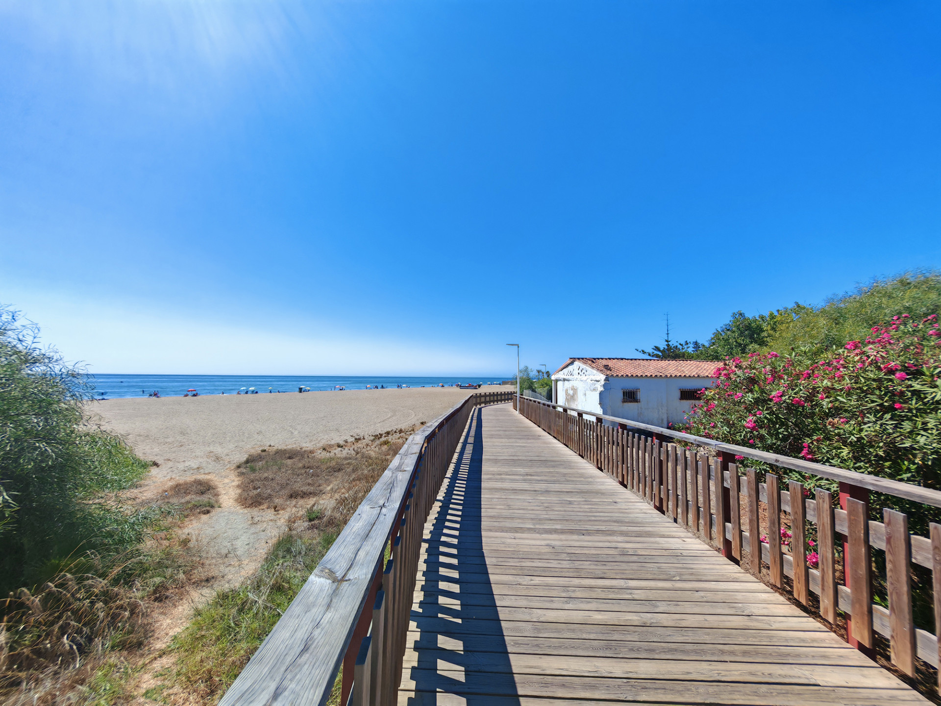 Beachside villa for sale in Cancelada, Estepona with exceptional redevelopment potential