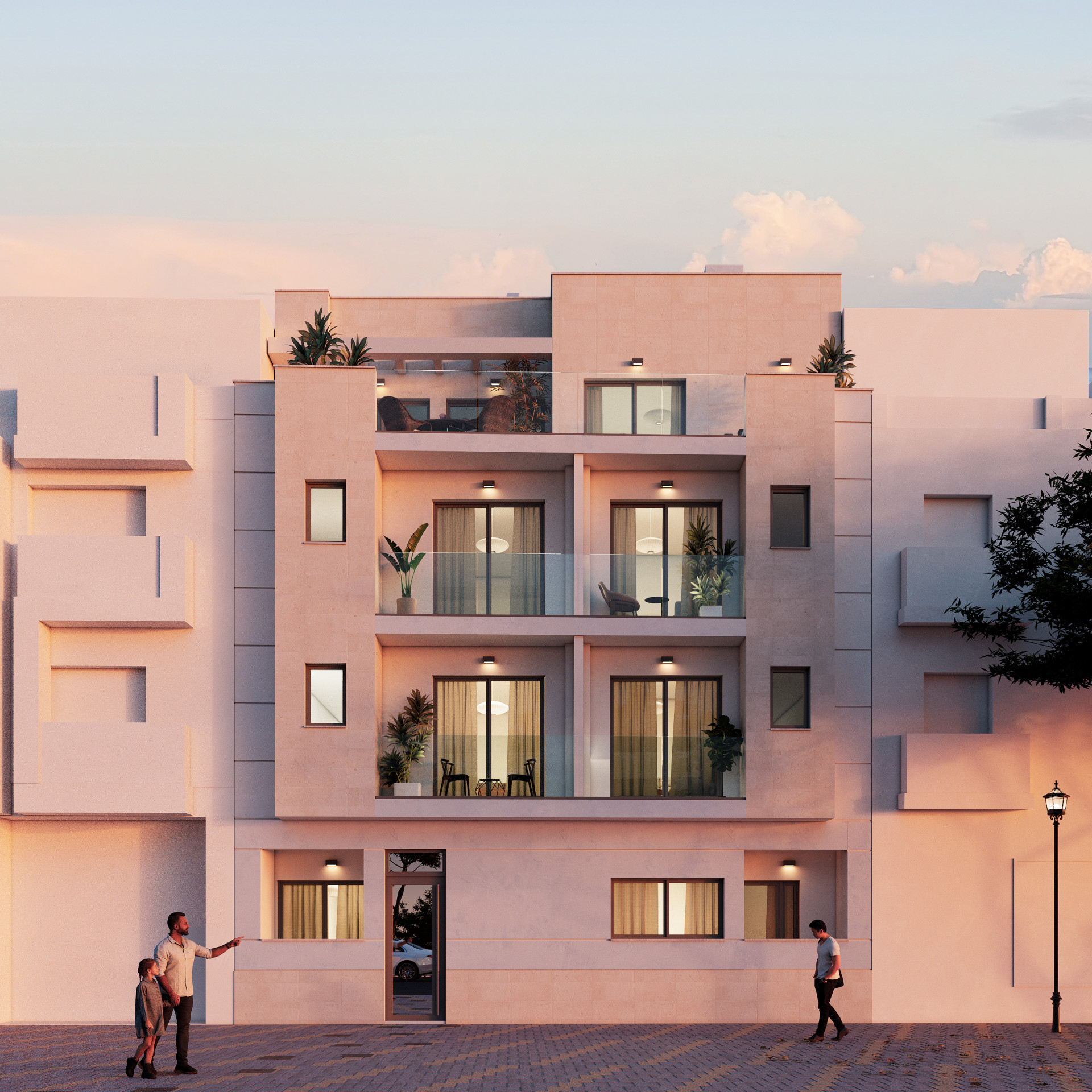 Contemporary apartments for sale in La Cala de Mijas within walking distance of the beach and amenities