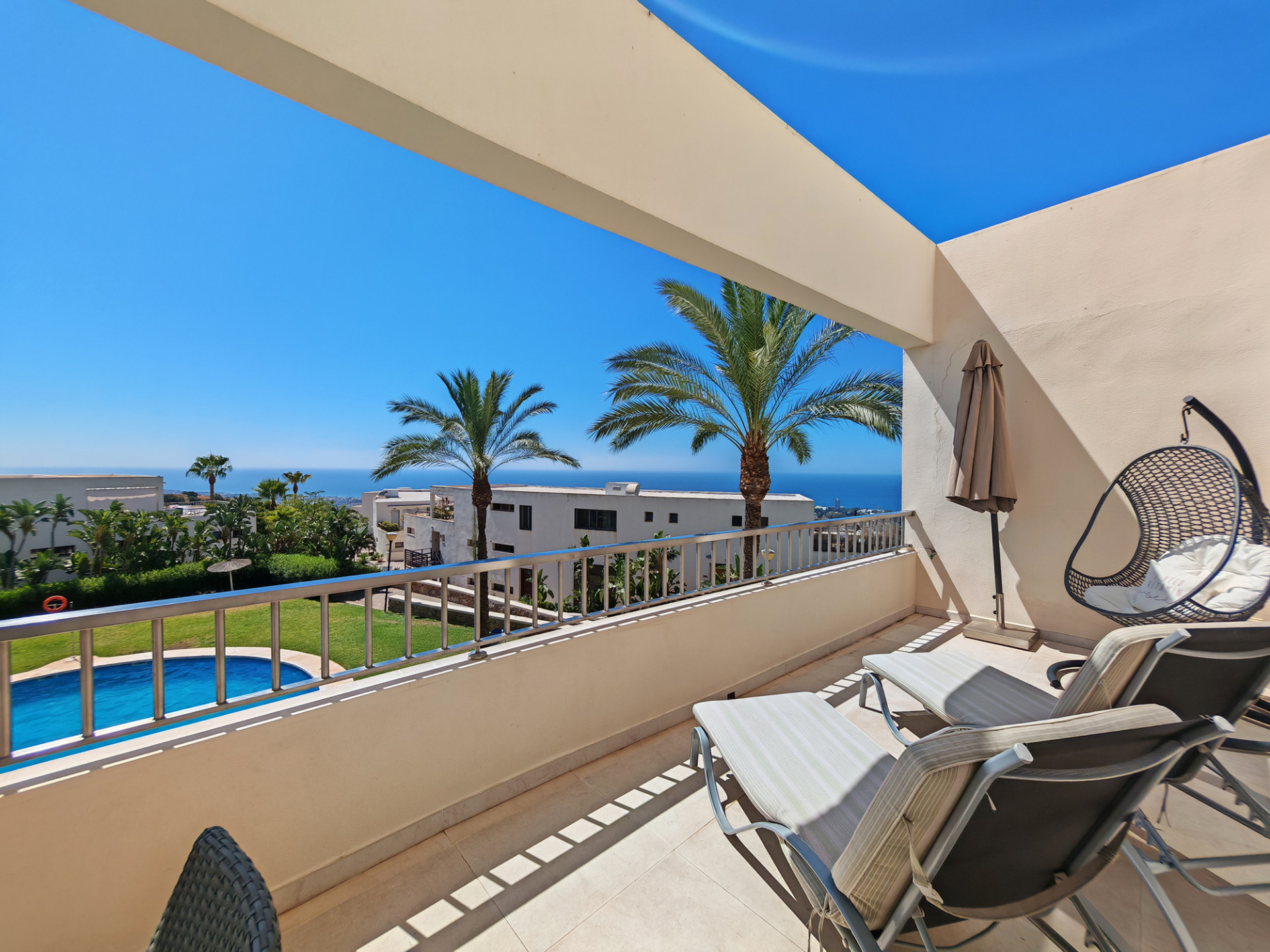 Luxury apartment for sale in Los Altos de los Monteros, Marbella East with panoramic sea views