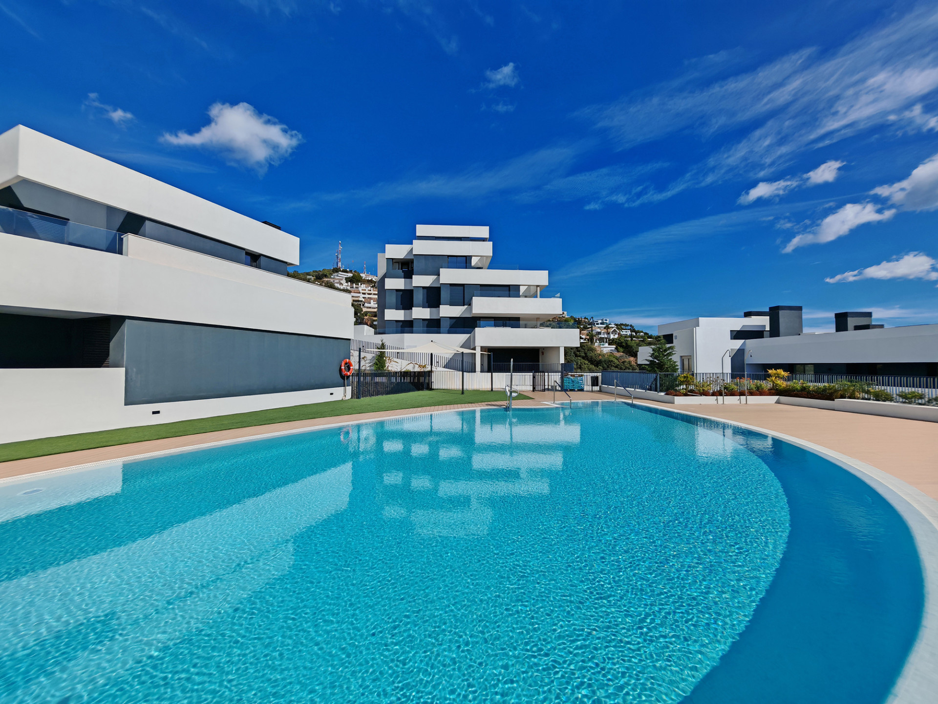 Luxury apartment for sale in Los Altos de los Monteros, Marbella with panoramic sea views and resort-style amenities