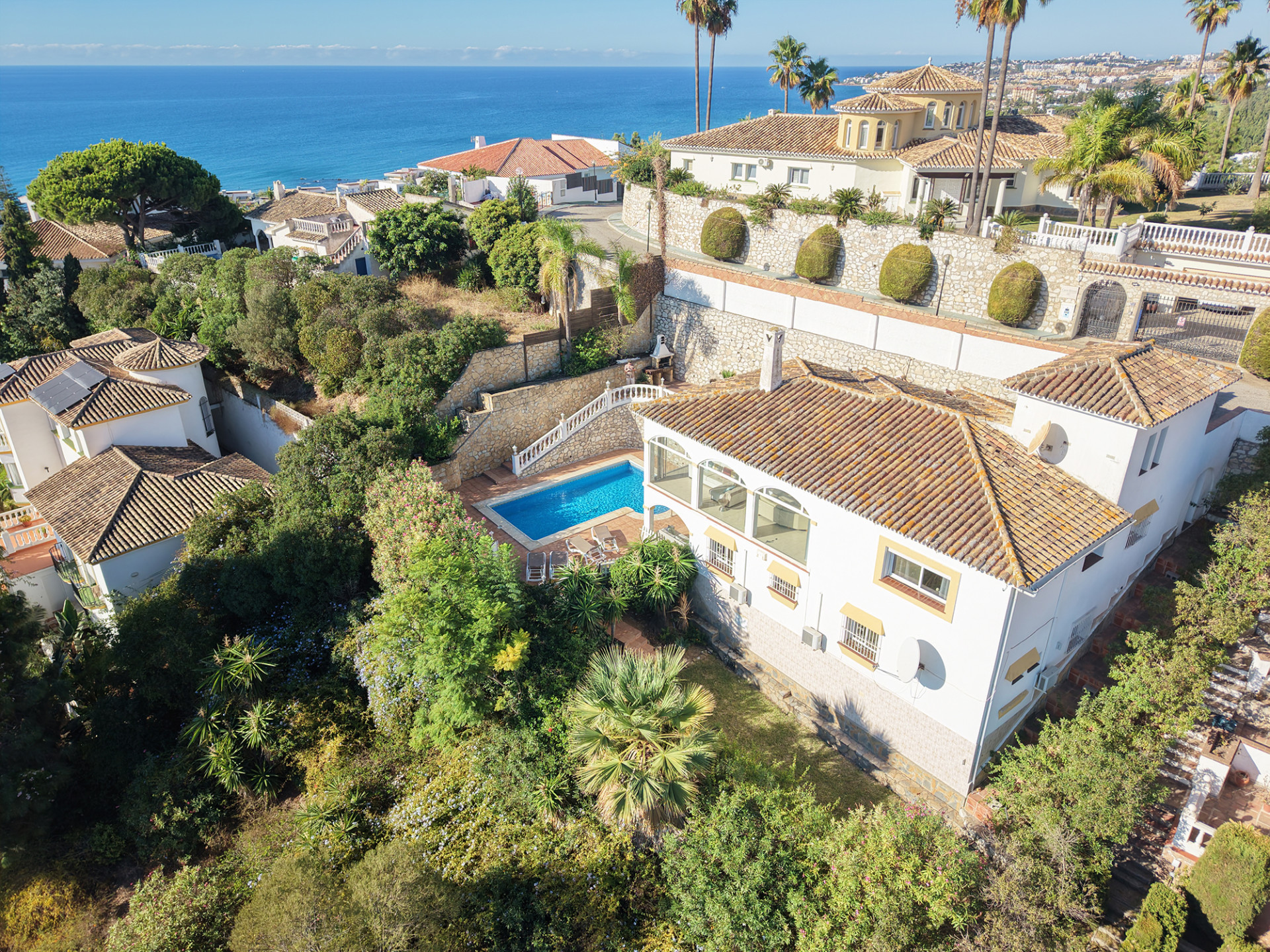 Villa for sale in El Chaparral, Mijas Costa with sea views and rental income potential