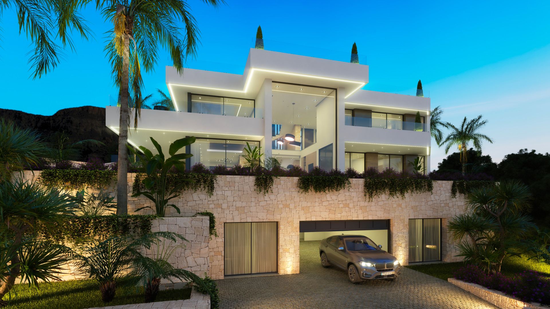 Majestic Villa with panoramic sea views in Denia