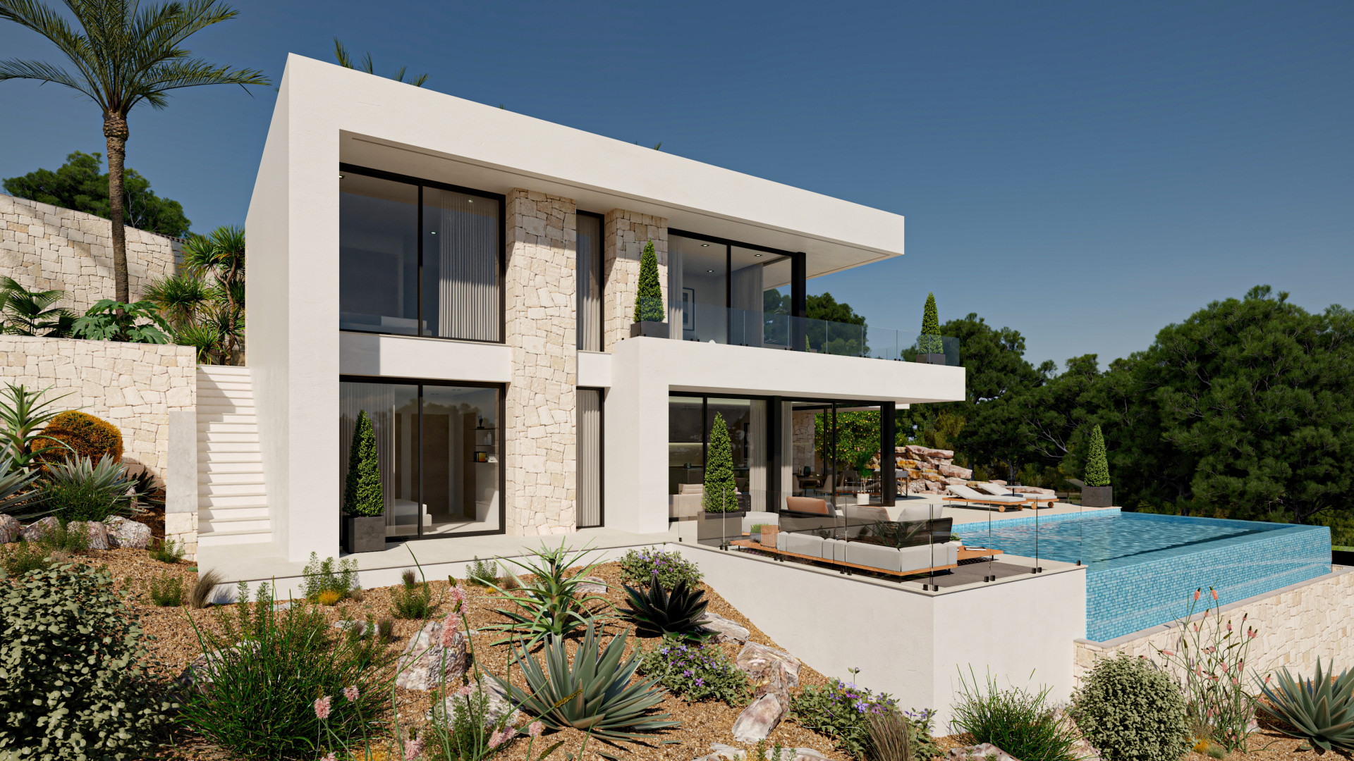 Extraordinary detached house with modern design in Pedreguer