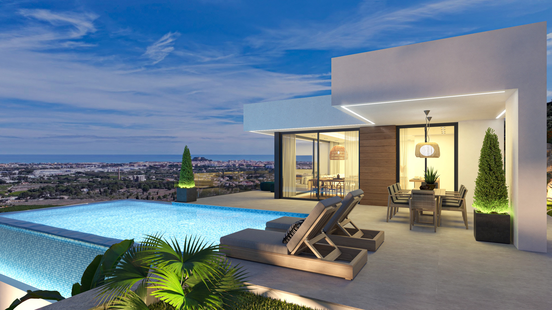 Charmante villa de style moderne et élégant à Denia