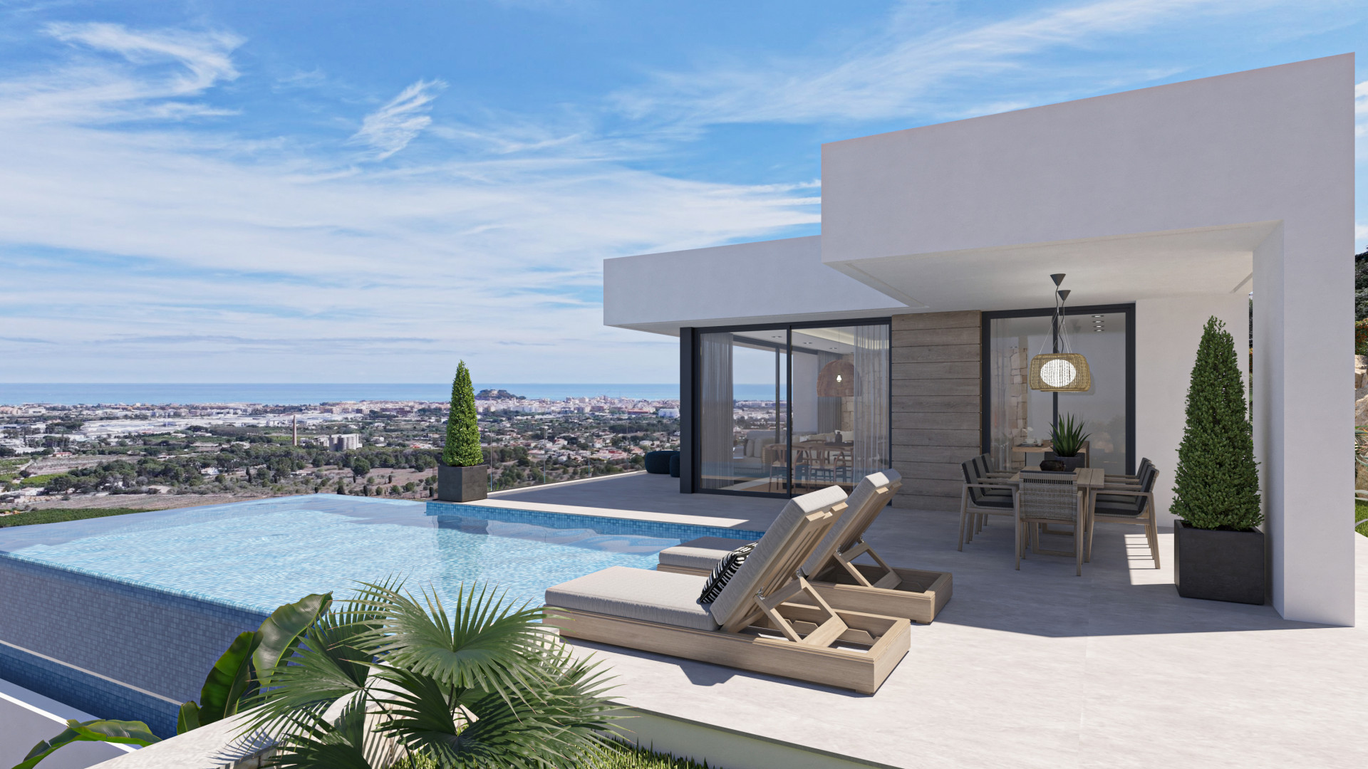 Charmante villa de style moderne et élégant à Denia