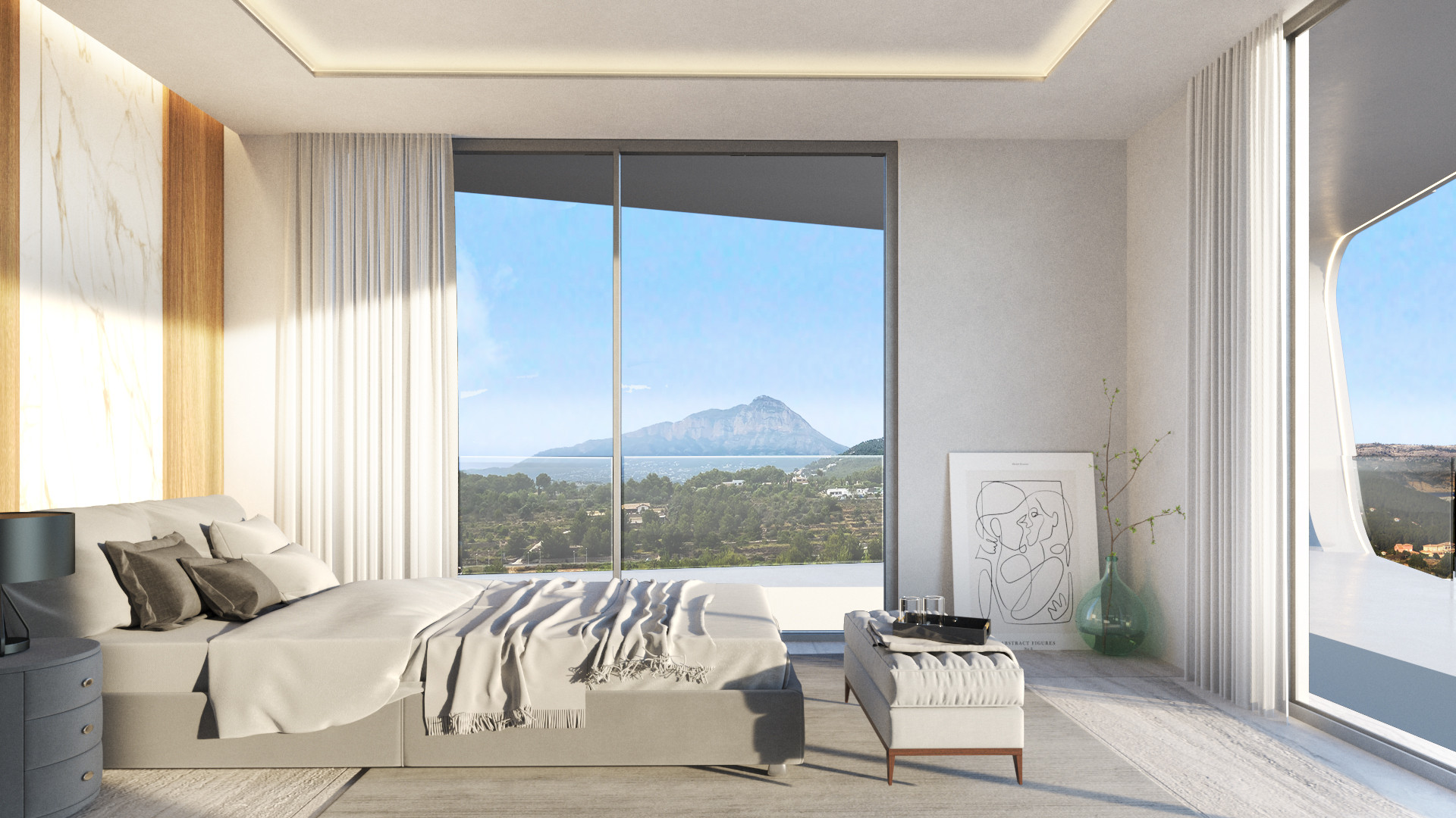 Modern villa with beautiful views, in Jávea
