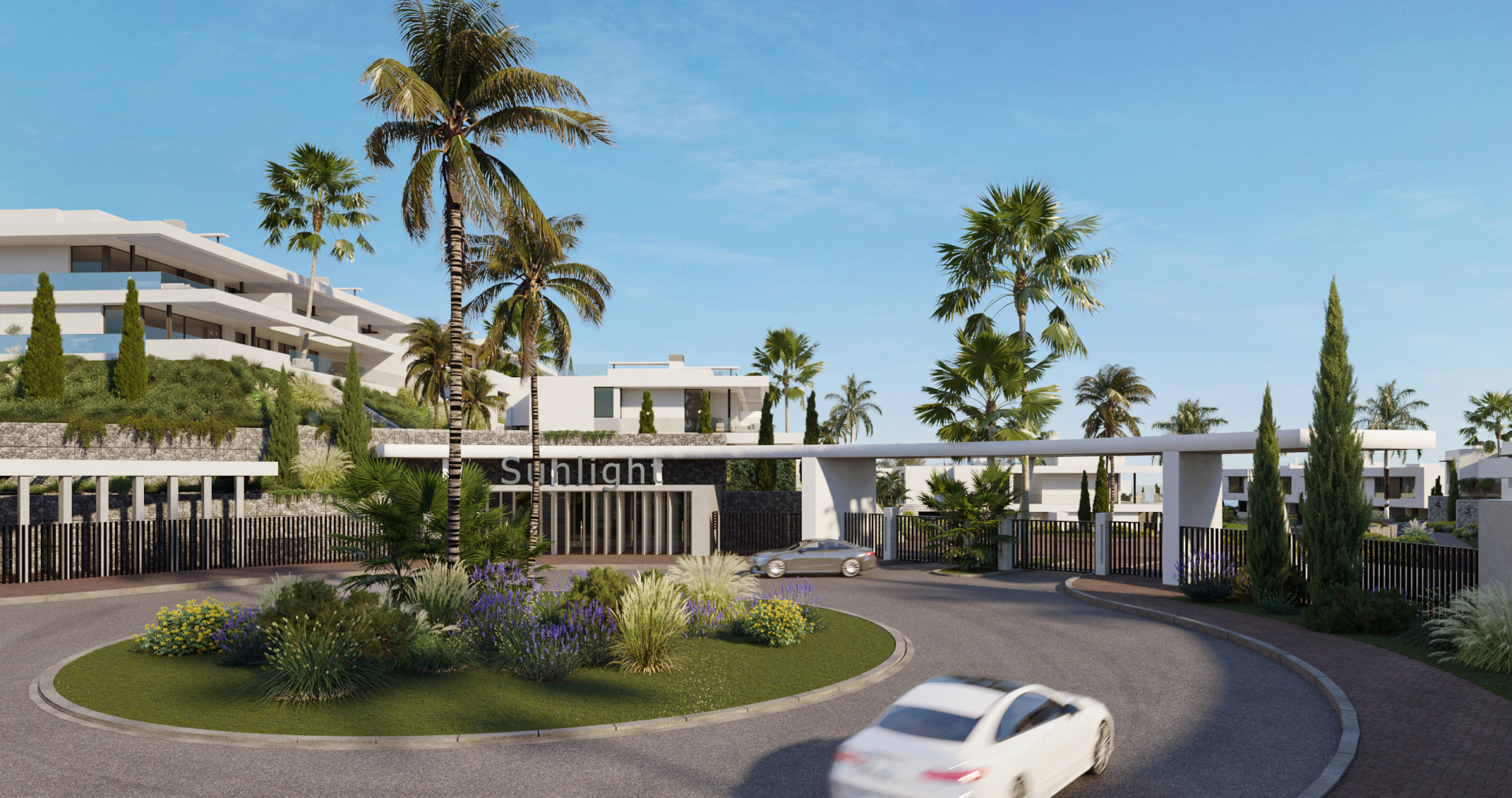 Villas and apartments in prestigious resort style complex in Marbella Este