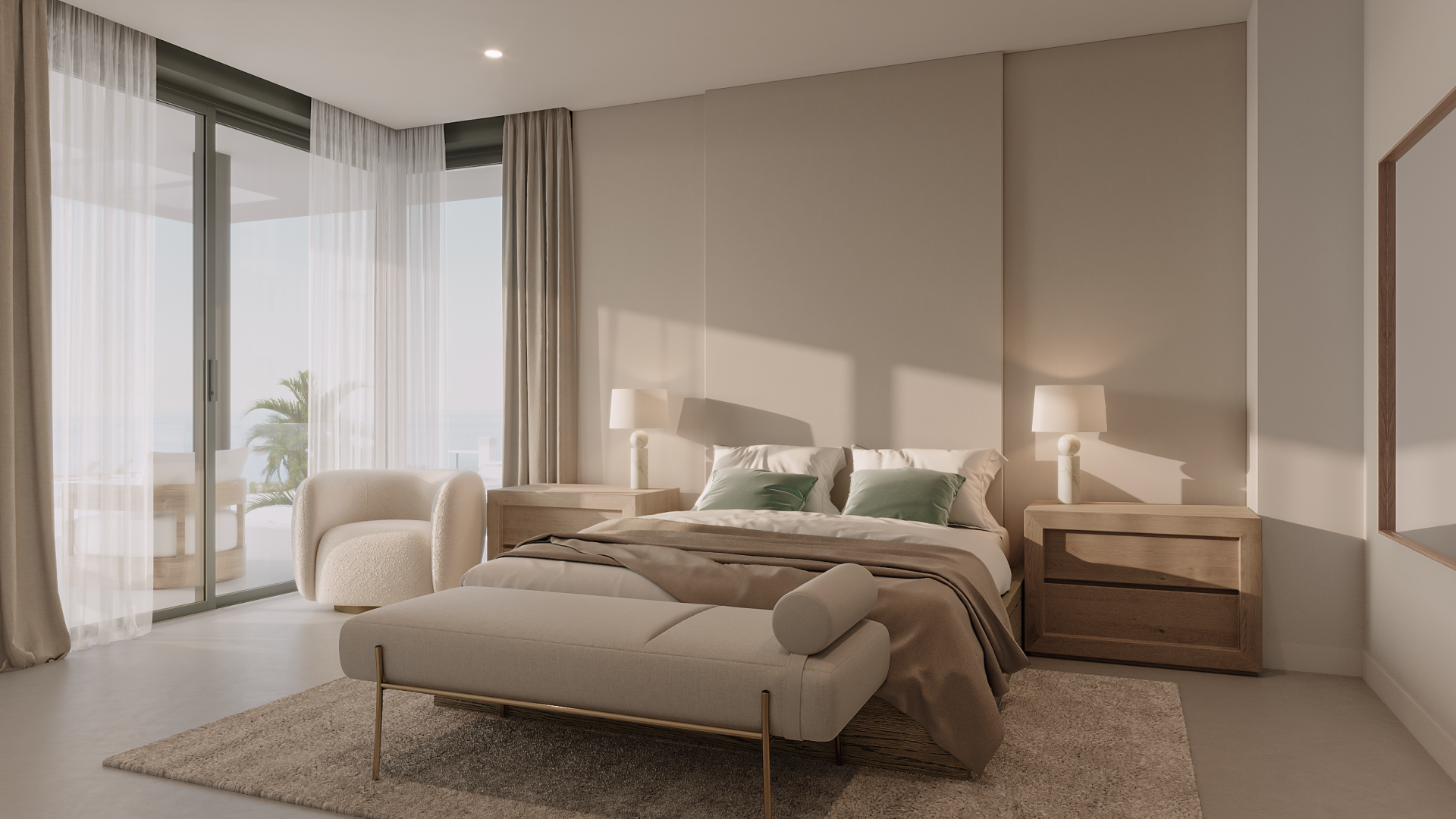 Villas and apartments in prestigious resort style complex in Marbella Este