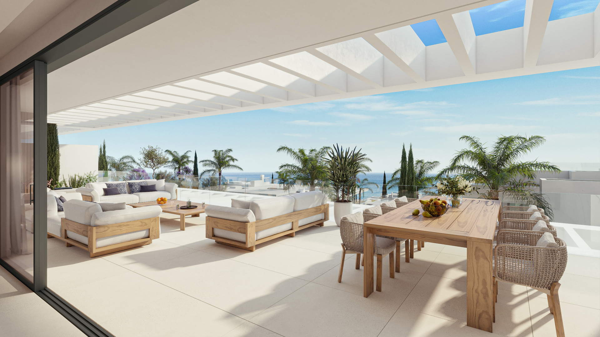 Villas and apartments in prestigious resort style complex in Marbella Este