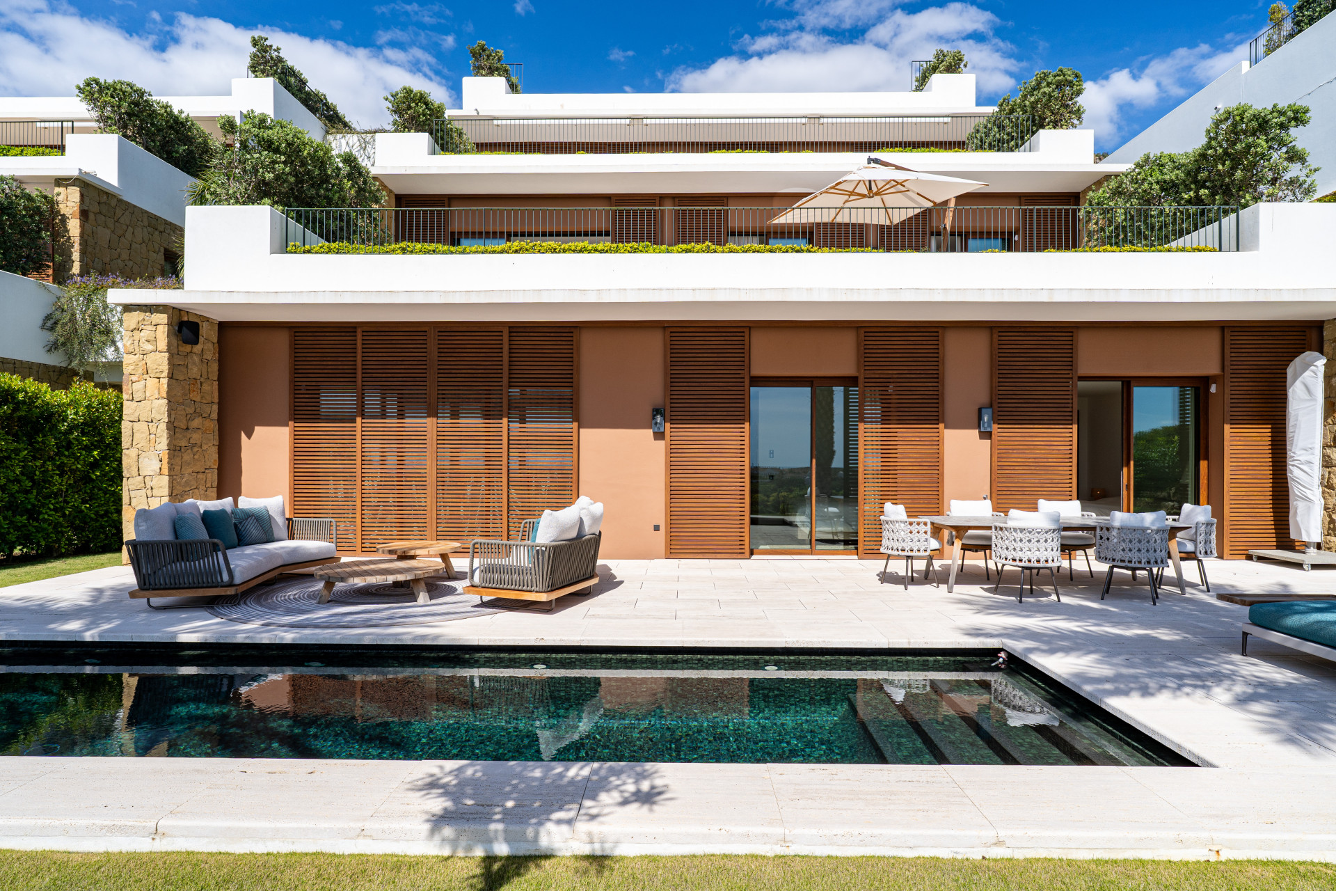 Las Albercas Apartments at the Heart of Finca Cortesín Golf Resort in Casares Golf