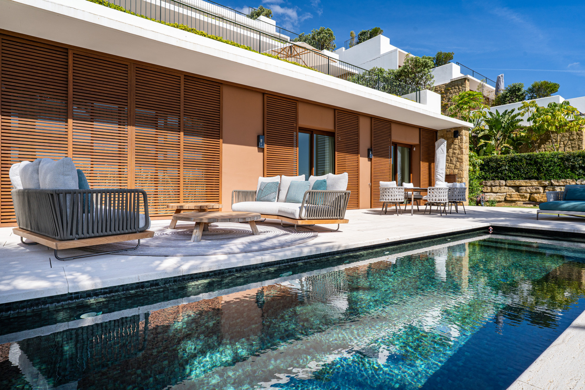 Las Albercas Apartments at the Heart of Finca Cortesín Golf Resort in Casares Golf