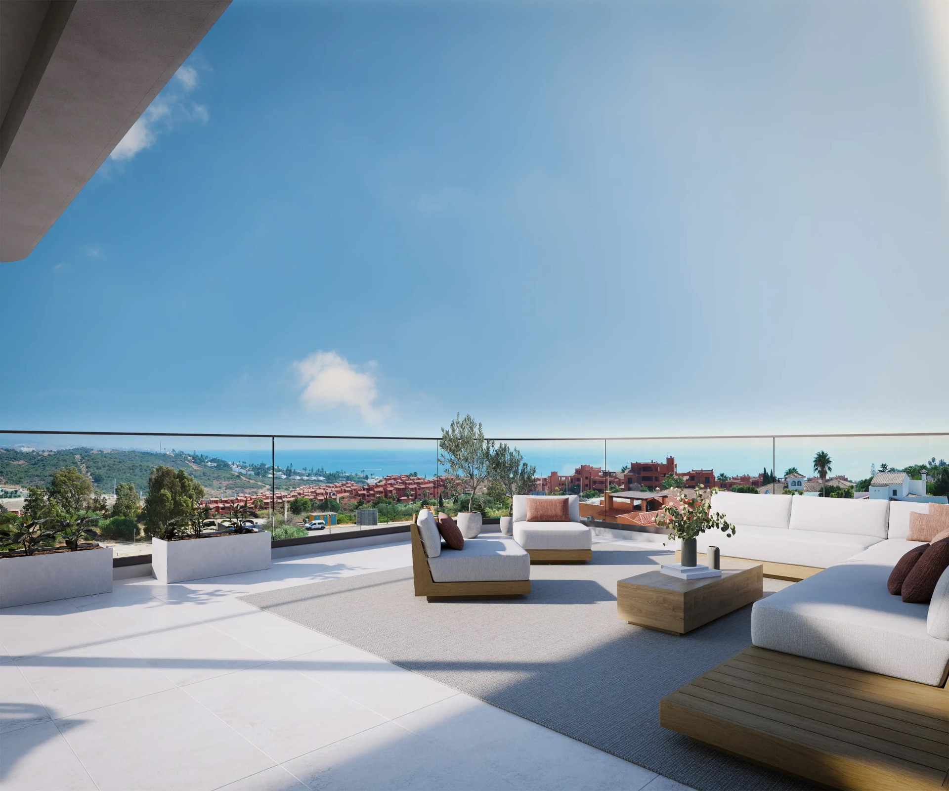 modern penthouse met zeezicht nabij het strand, Estepona, Málaga