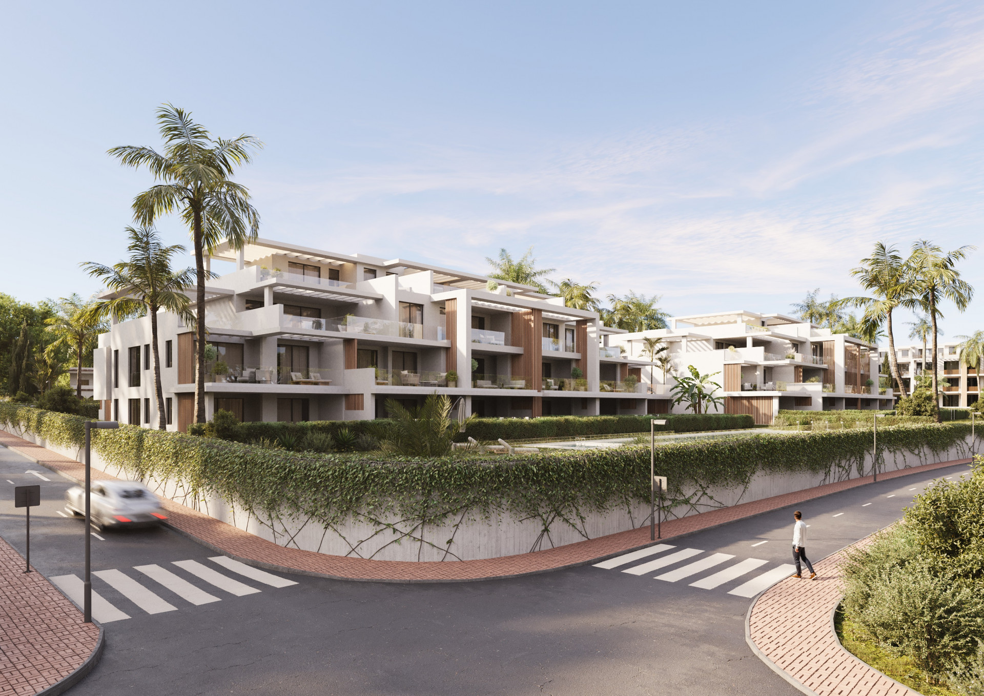 Ruim en licht appartement op plan in de Nieuwe Gouden Mijl, Estepona