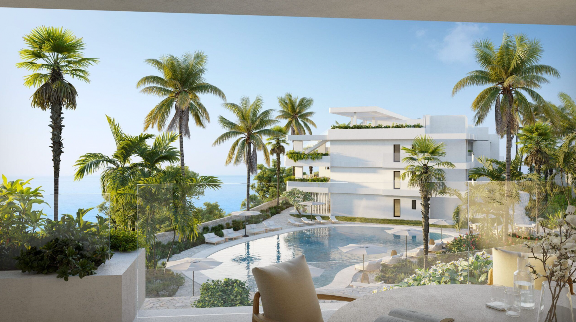 Elegant eigentijds off-plan appartement met privéterras in Estepona