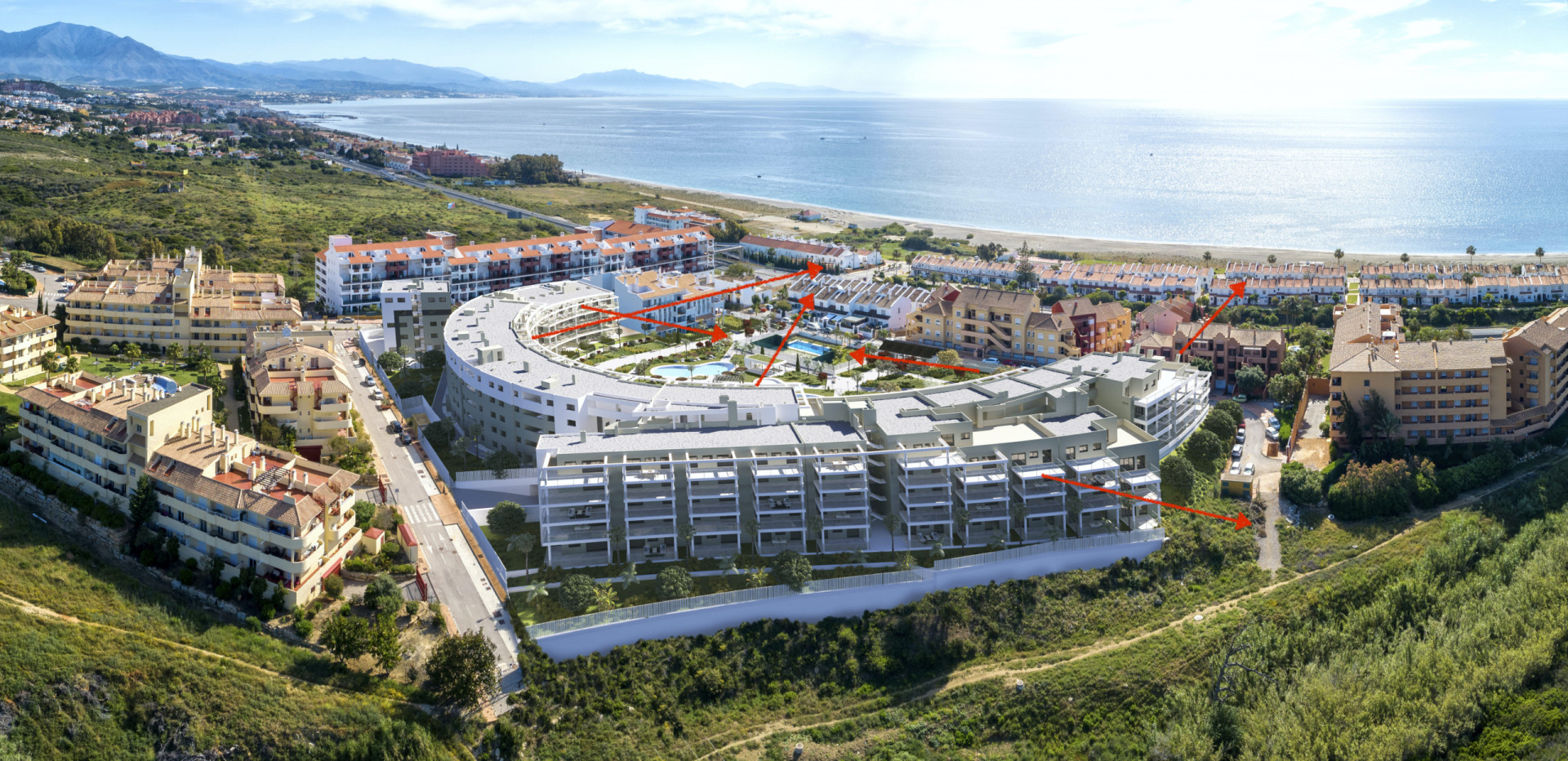 Apartment 3 Bedrooms 2 Bathrooms in Manilva, Costa del Sol