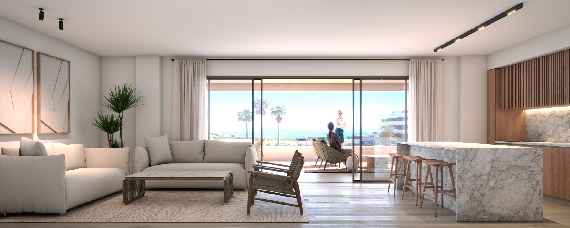 Apartment 3 Bedrooms 2 Bathrooms in Manilva, Costa del Sol