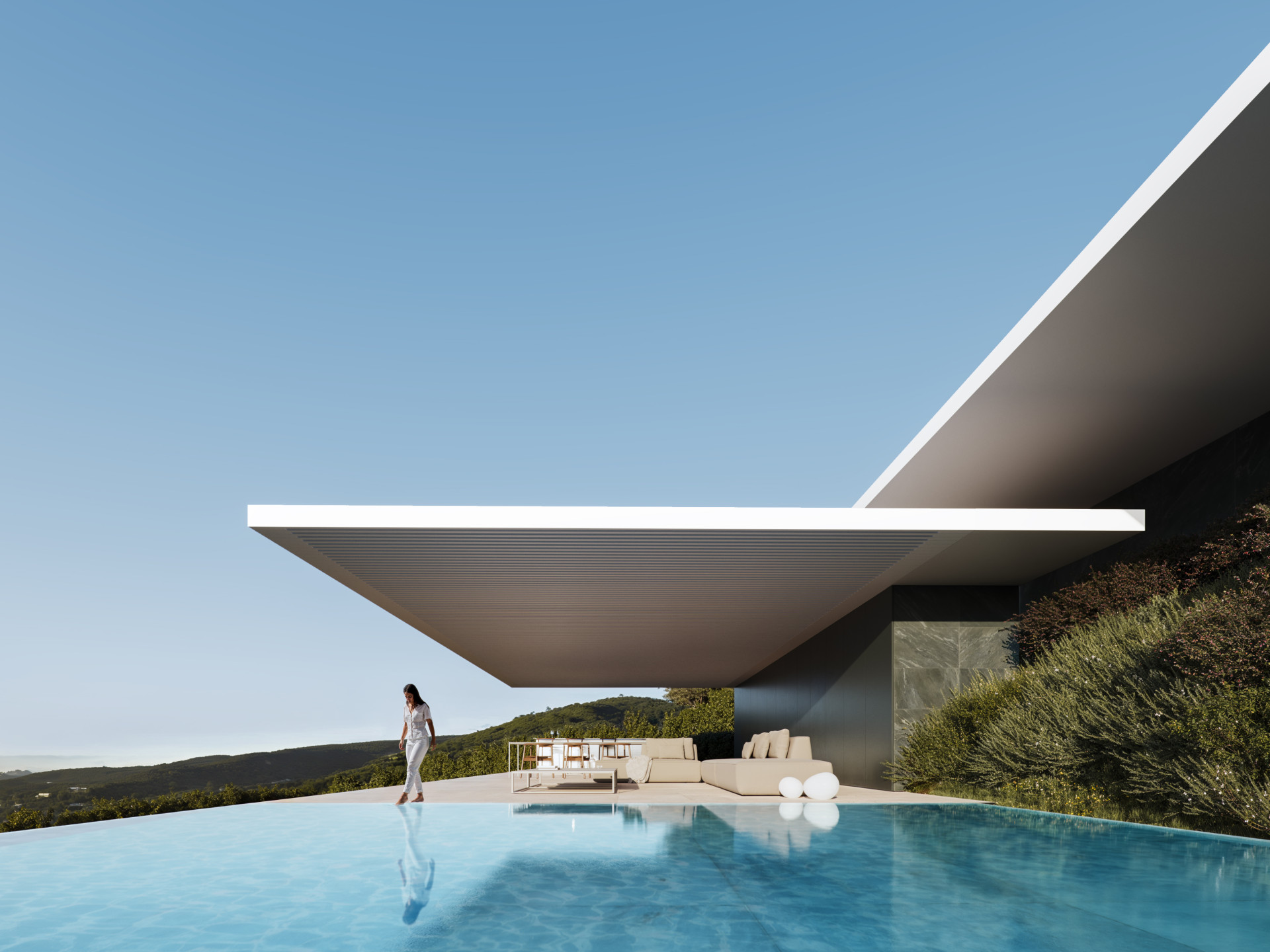 HALO, Luxury Villa in La Reserva, Sotogrande with Sea and Golf Views – Exclusive Design by Fran Silvestre Arquitectos