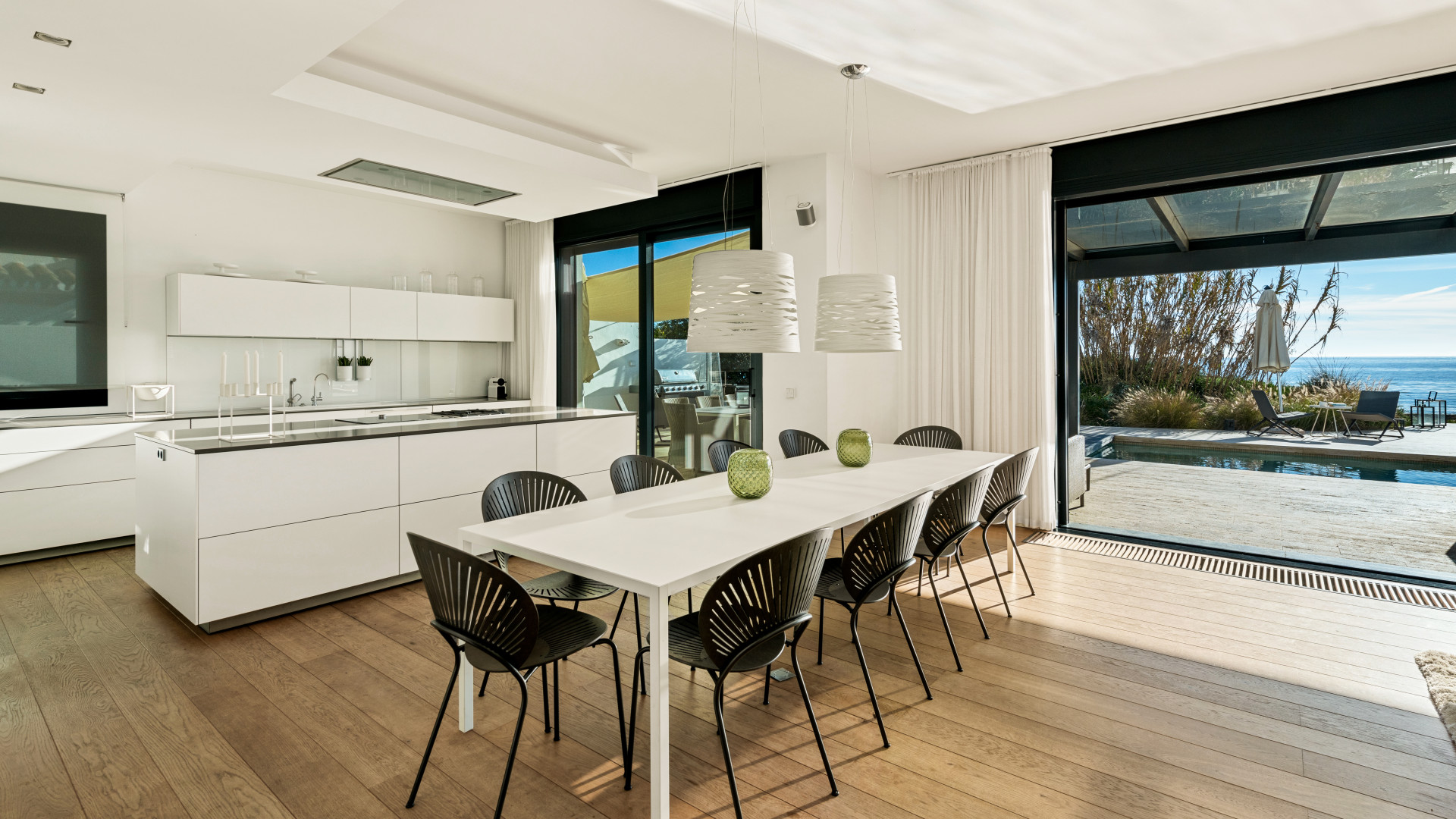 Spectacular South-East Facing Beachfront Villa with Direct Sea Access in Costabella, Marbella