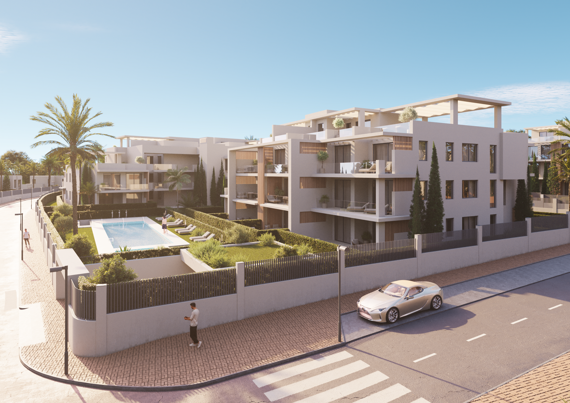 Exclusivos apartamentos con vistas al mar en la prestigiosa Nueva Milla de Oro de Estepona