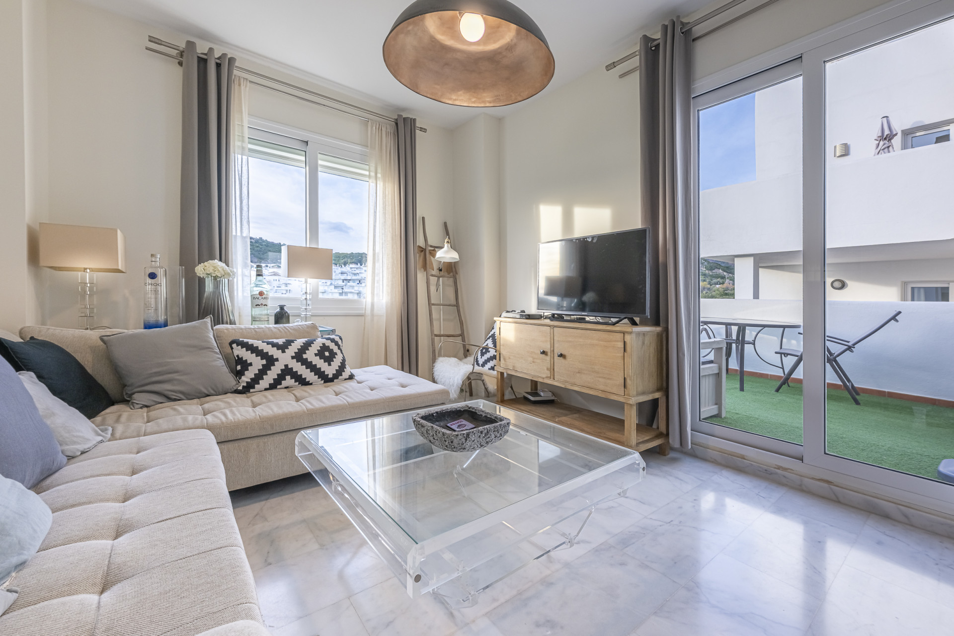 Beautiful Southwest-Facing Two-Bedroom Apartment Overlooking Valle Romano Golf Course