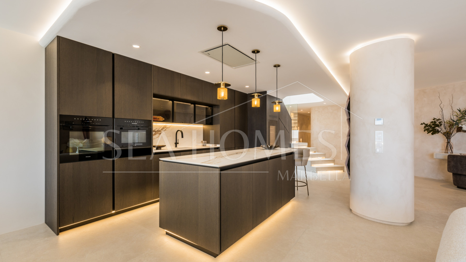 Los Monteros beachfront duplex  penthouse