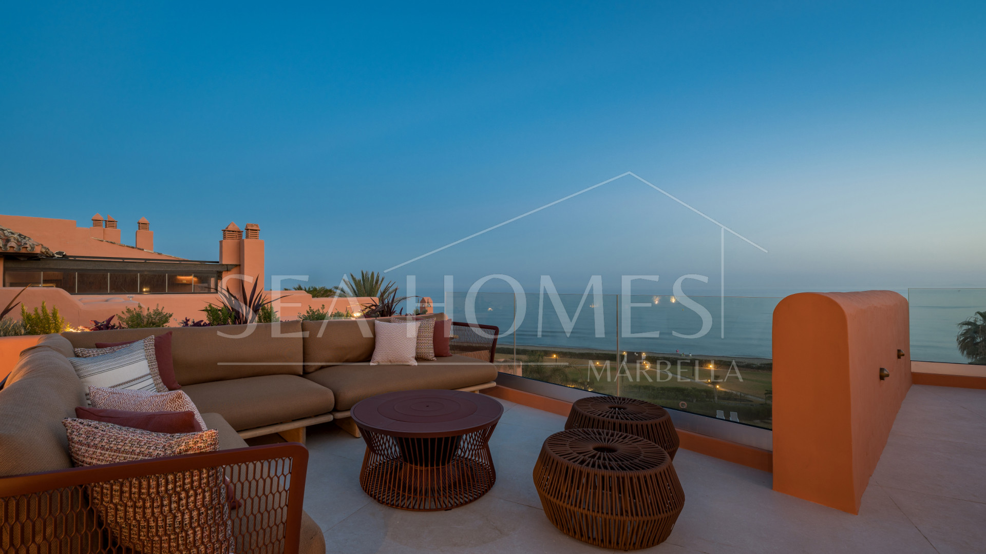 Los Monteros beachfront duplex  penthouse