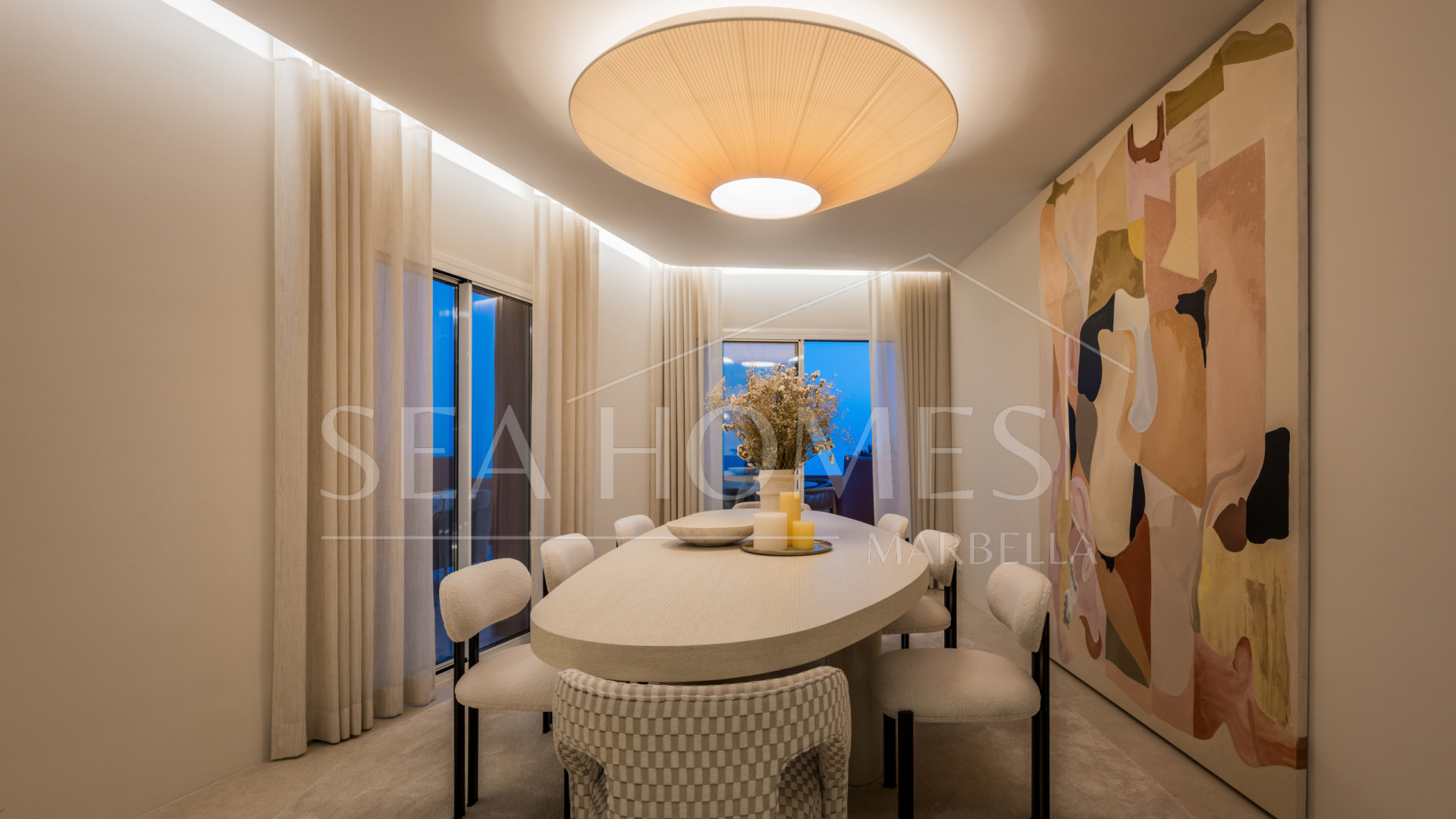 Los Monteros beachfront duplex  penthouse