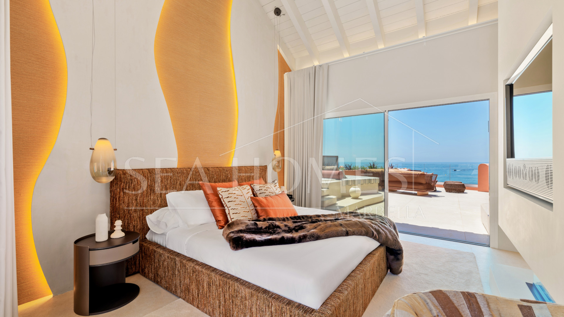 Los Monteros beachfront duplex  penthouse