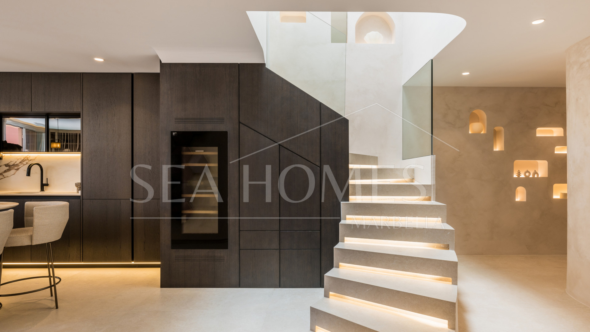 Los Monteros beachfront duplex  penthouse