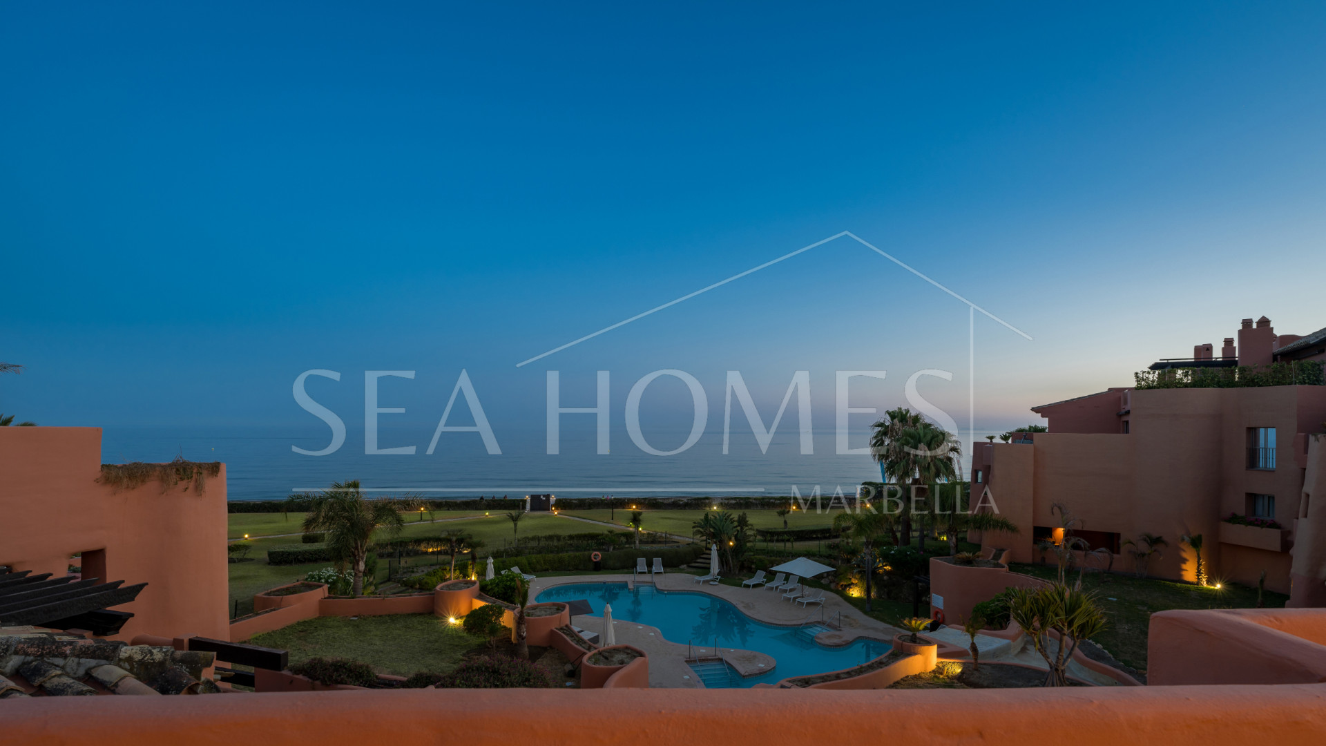 Los Monteros beachfront duplex  penthouse