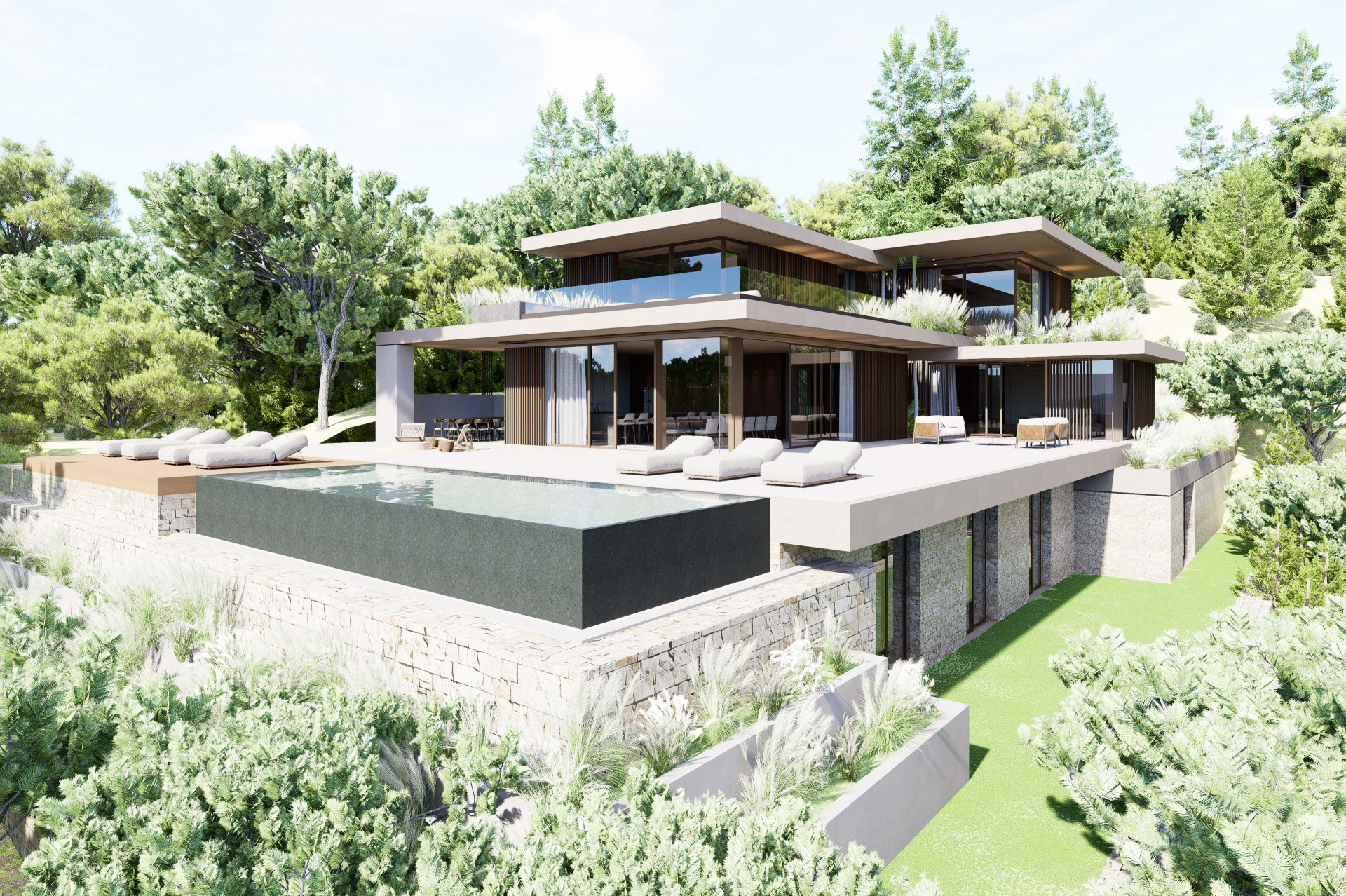 Großzügiges Grundstück mit Panoramablick in Valtocado, Mijas