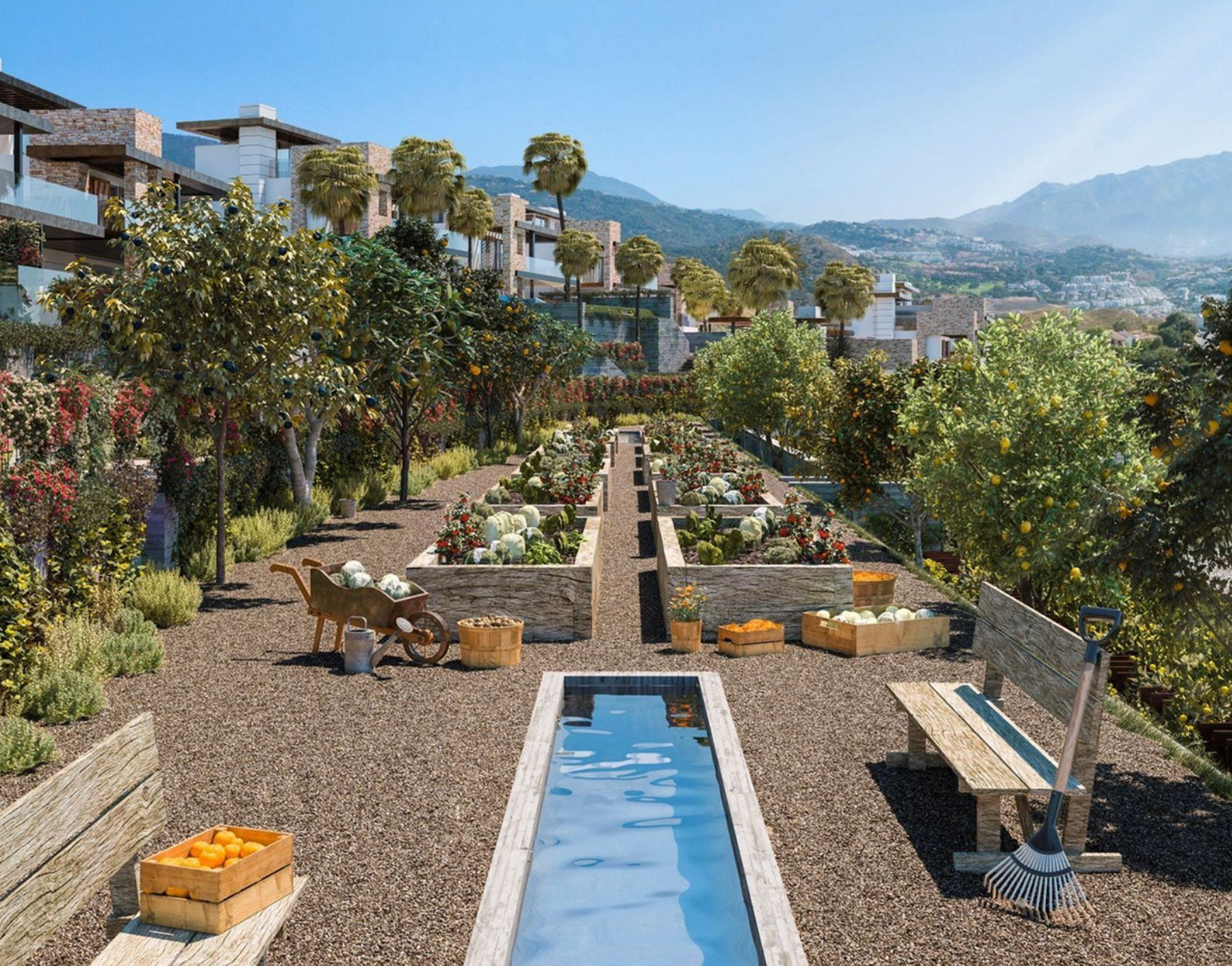 Contemporary villa with sea and mountain views in Benahavís