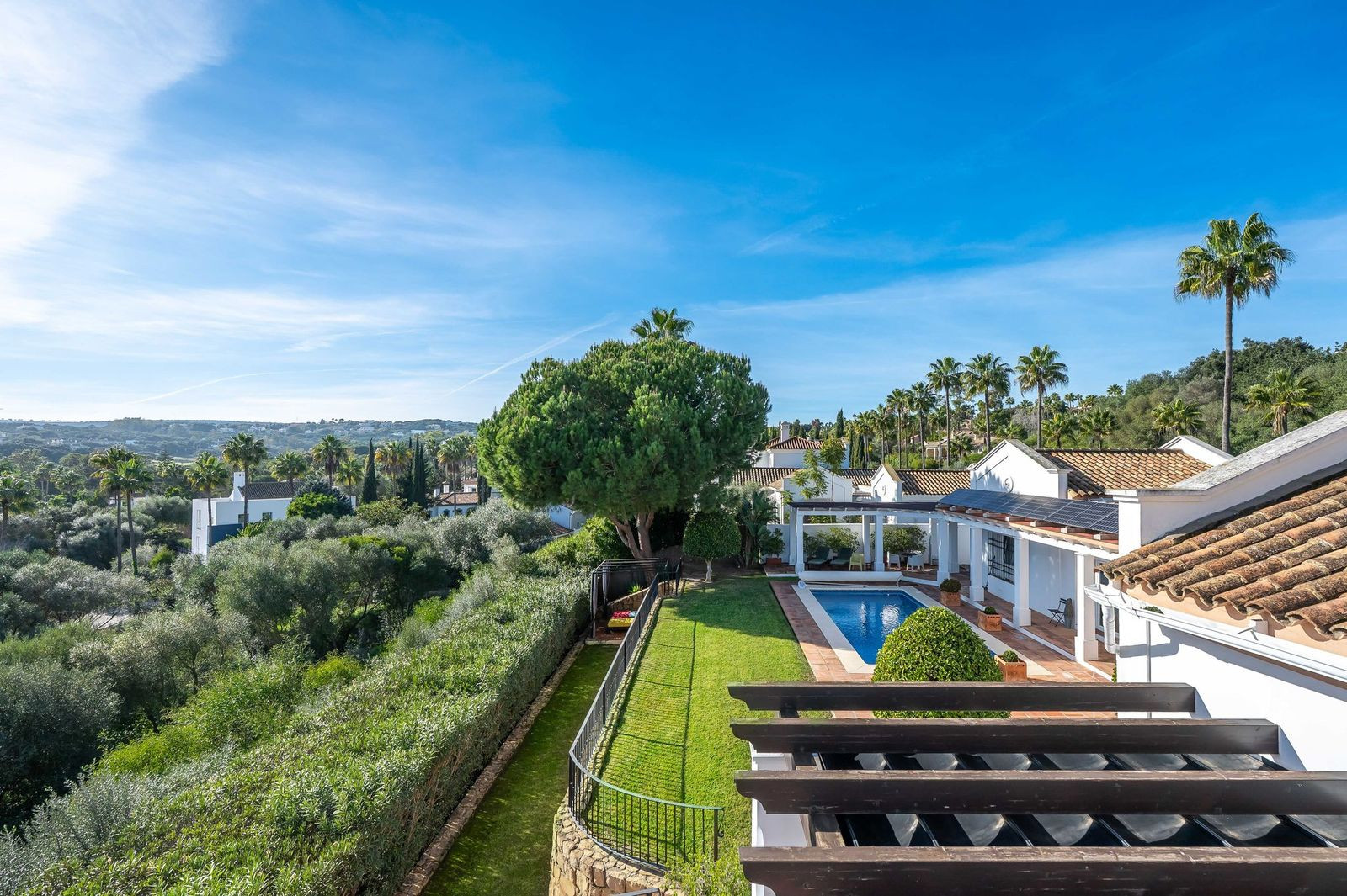 Authentic Andalusian 6-Bedroom Villa with Pool and Golf Views in Sotogrande