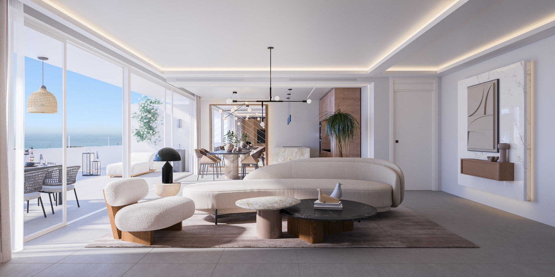 3-bedroom penthouse with sea views