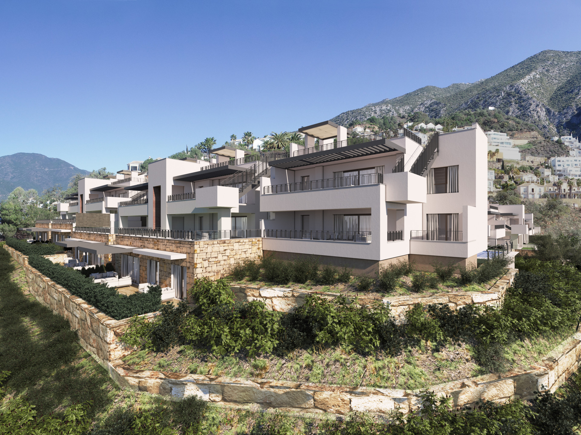 Almazara Hills, modern apartments surrounded by nature close to Marbella