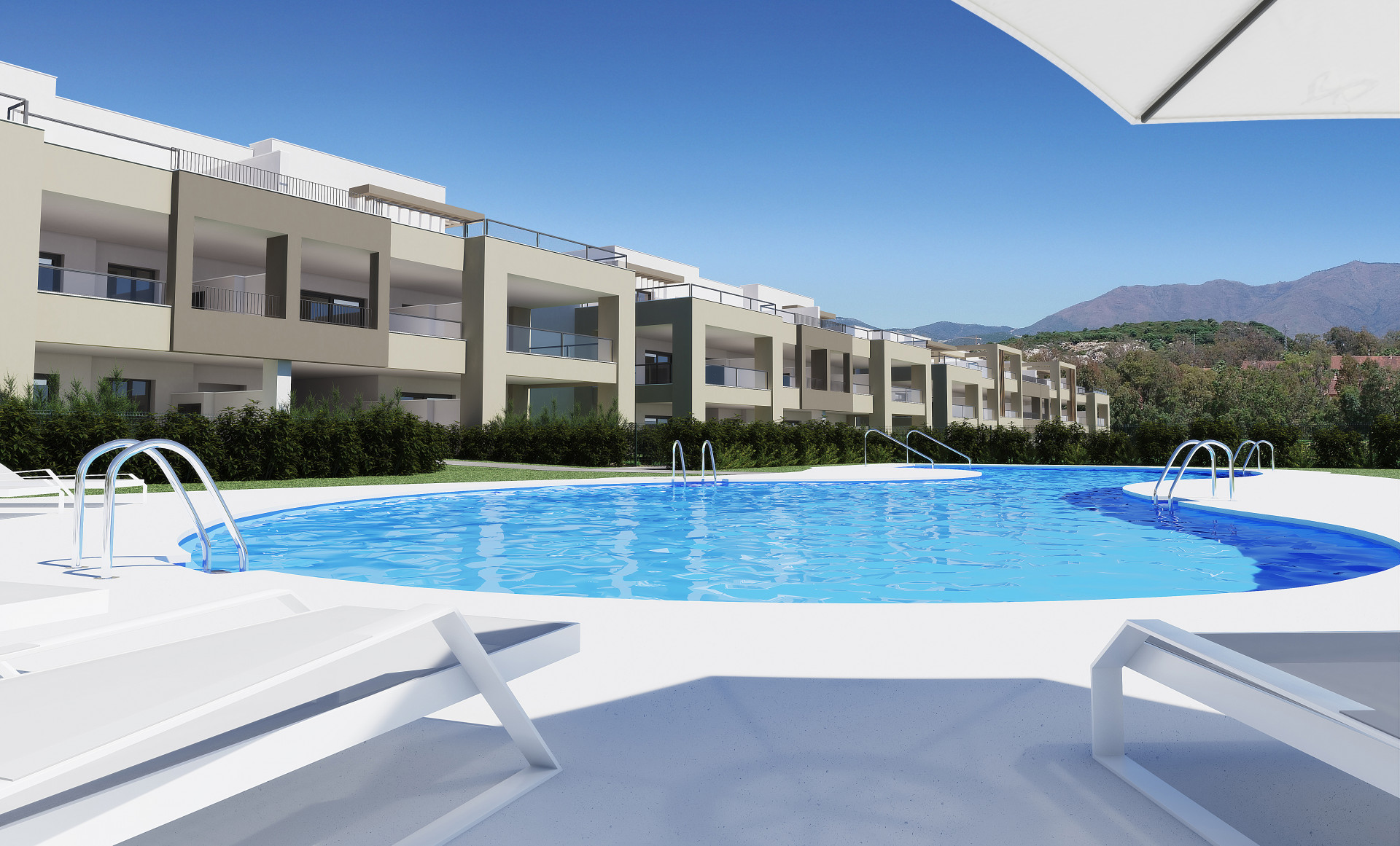 Solemar, contemporary apartments with amazing seaviews in Casares Beach.