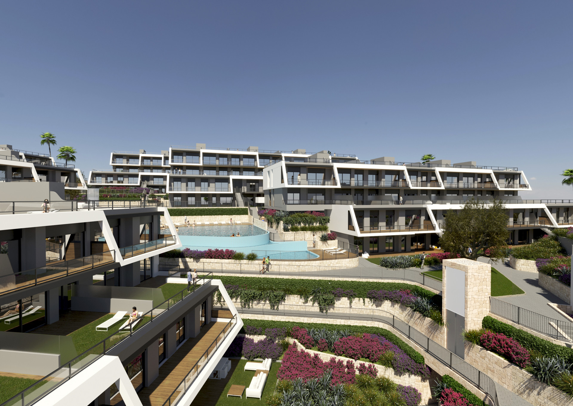 Iconic, contemporary apartments with seaviews in Gran Alacant, Alicante