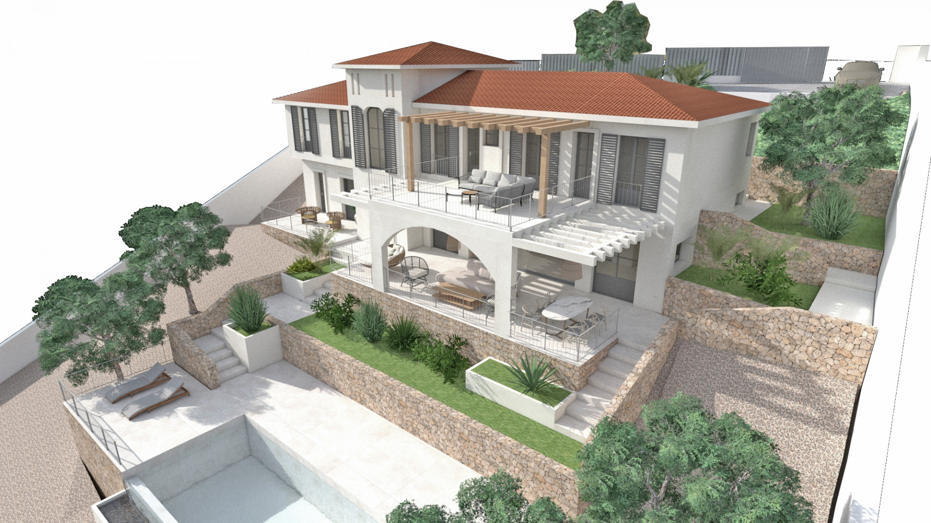 Exceptional Plot with License & Project – Andalusian Style Villa | La Cala Golf