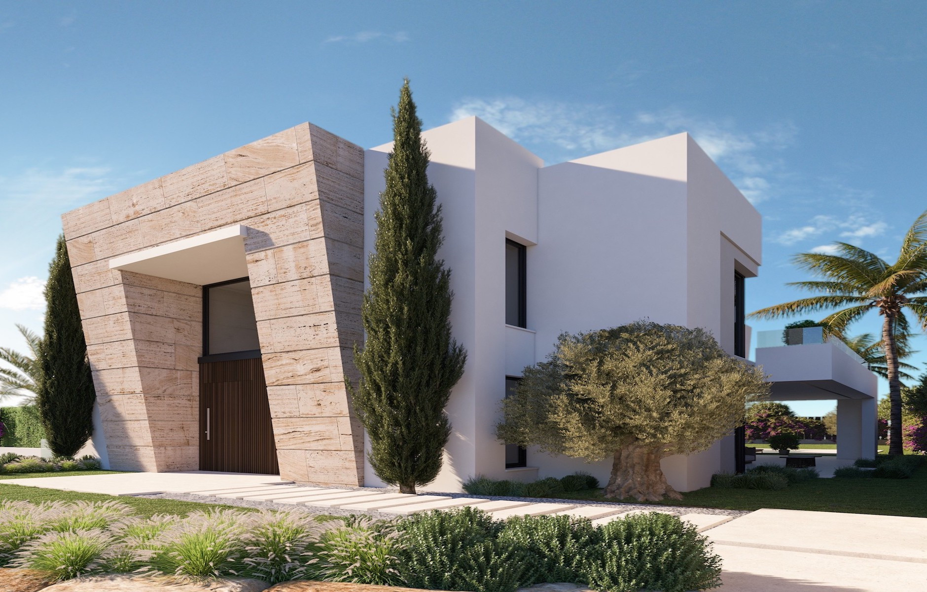 STUNNING BRAND NEW CONTEMPORARY LUXURY 5-BEDROOM VILLA ON GOLDEN MILE, MARBELLA