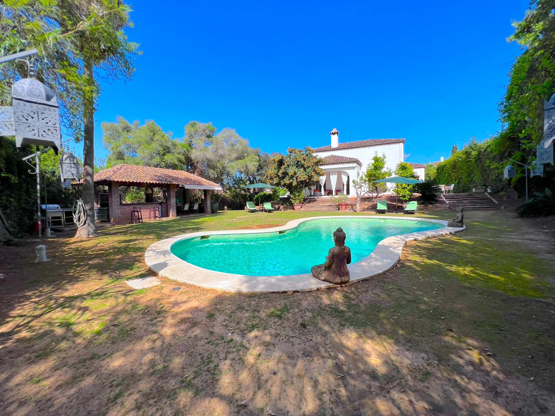 Exterior Villa en alquiler vacacional en Sotogrande Costa