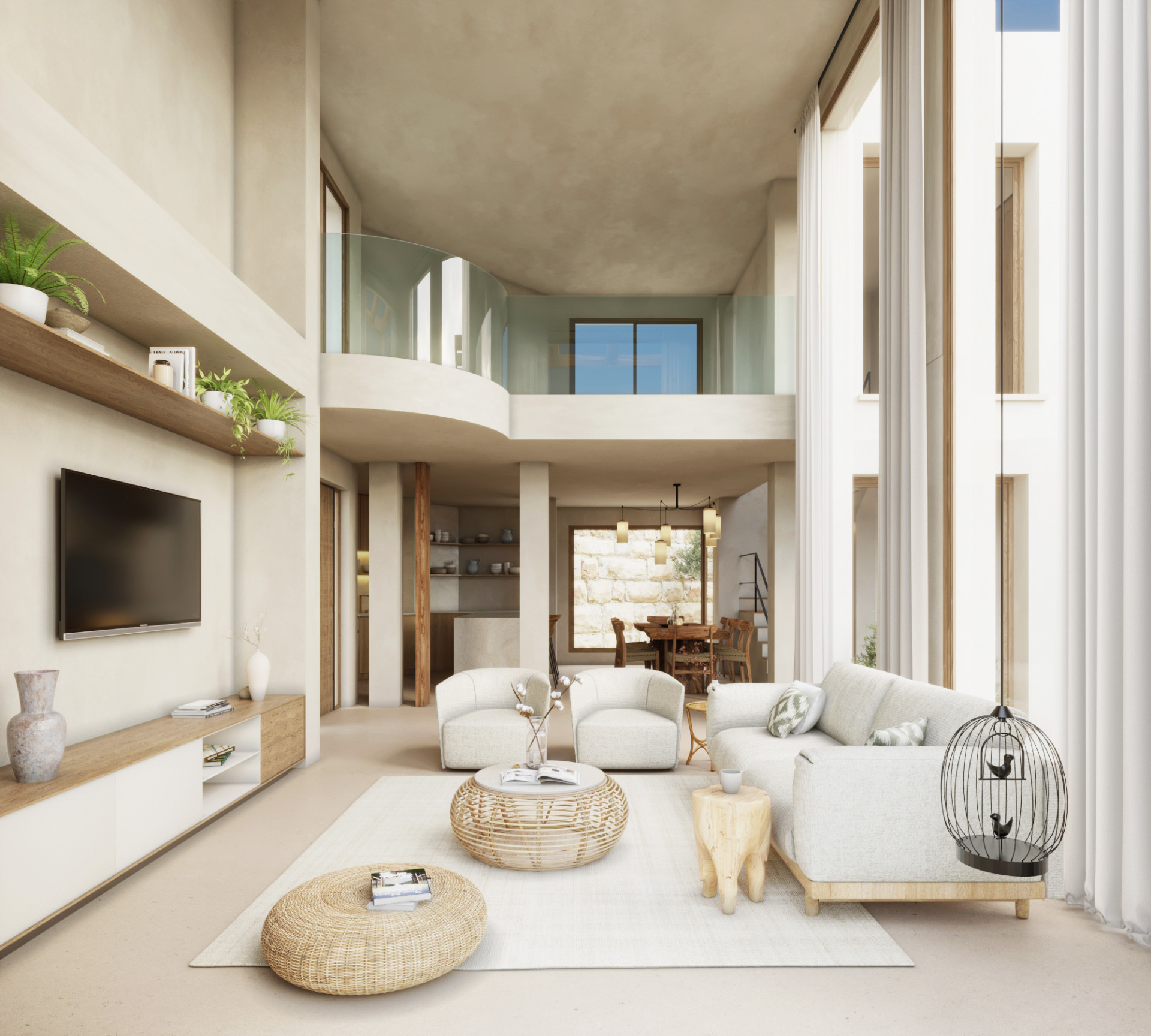 Interiores Villa en venta en Manilva