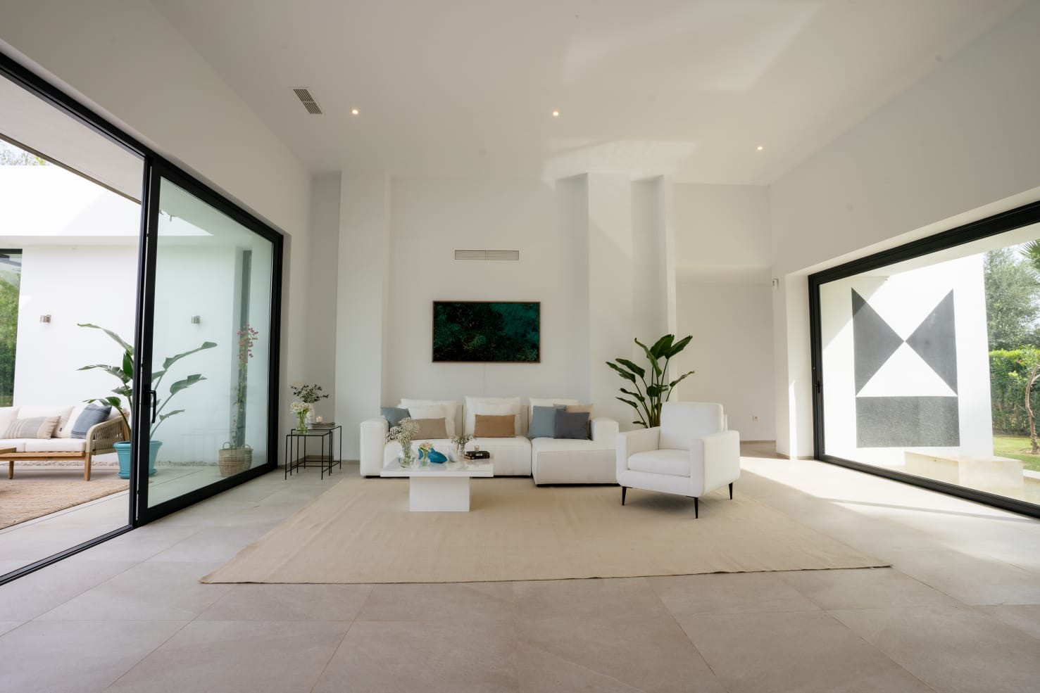 Interiores Villa en alquiler vacacional en Sotogrande Costa