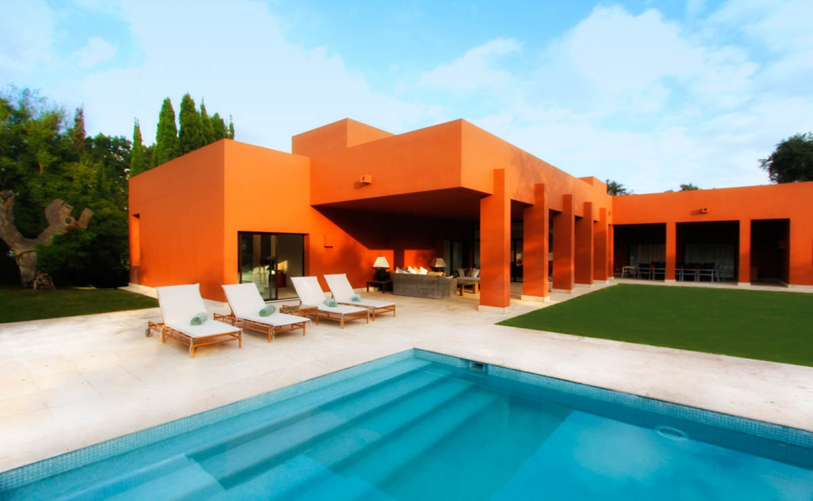 Exterior Villa en alquiler vacacional en Sotogrande Costa