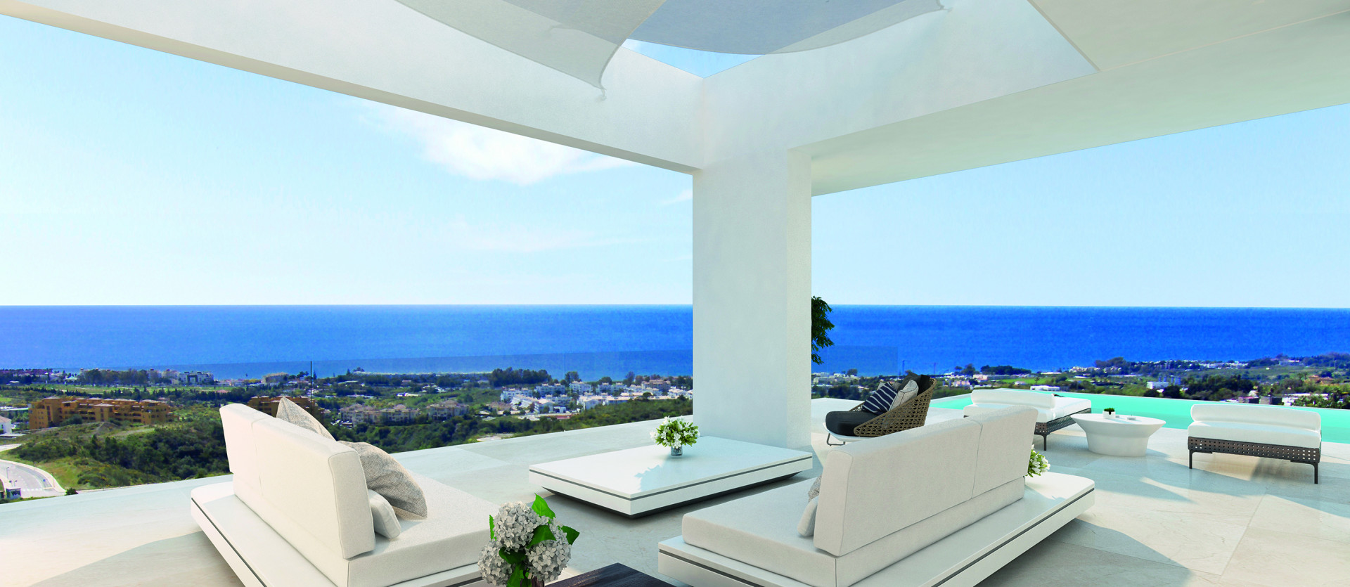 New modern contemporary villas for sale on the New Golden Mile Estepona