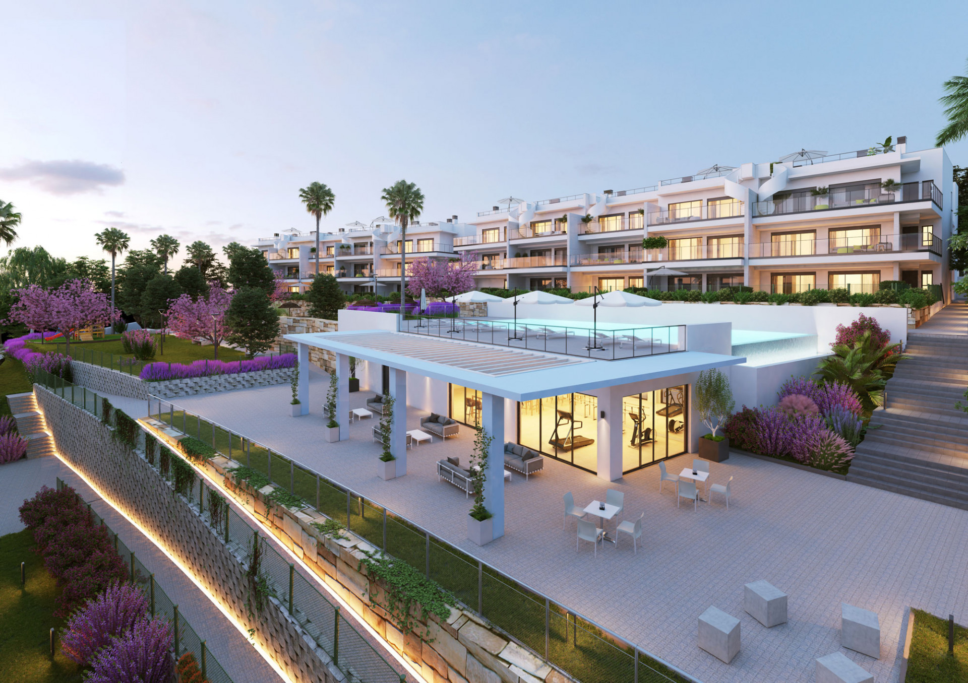 New contemporary apartments for sale in Manilva