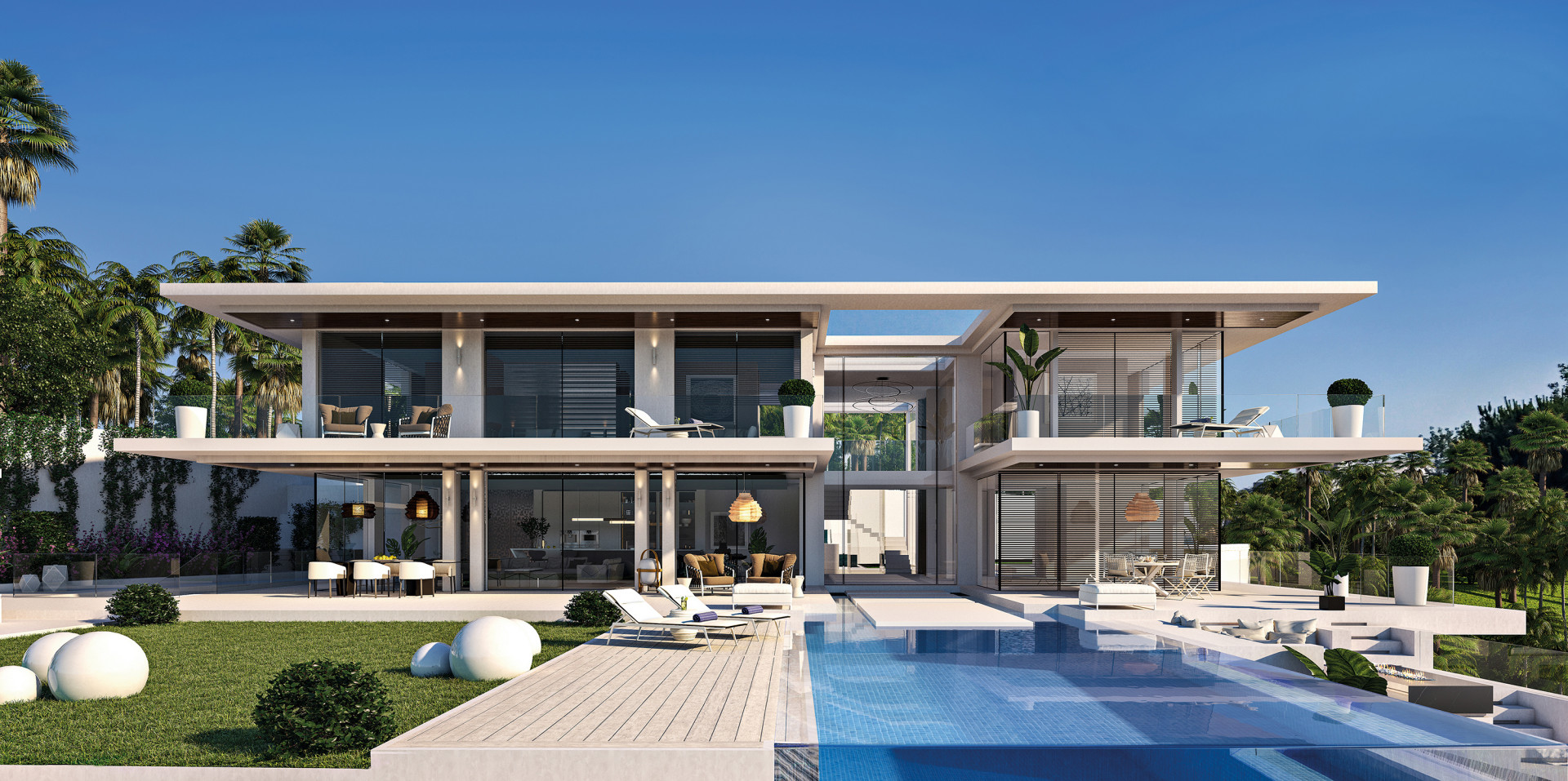 Luxury contemporary villa for sale in El Paraiso Estepona