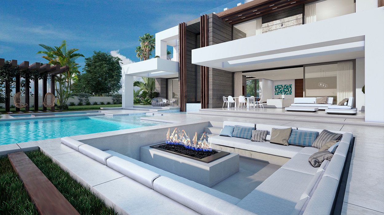 New modern style villa for sale in Puerto de la Duquesa